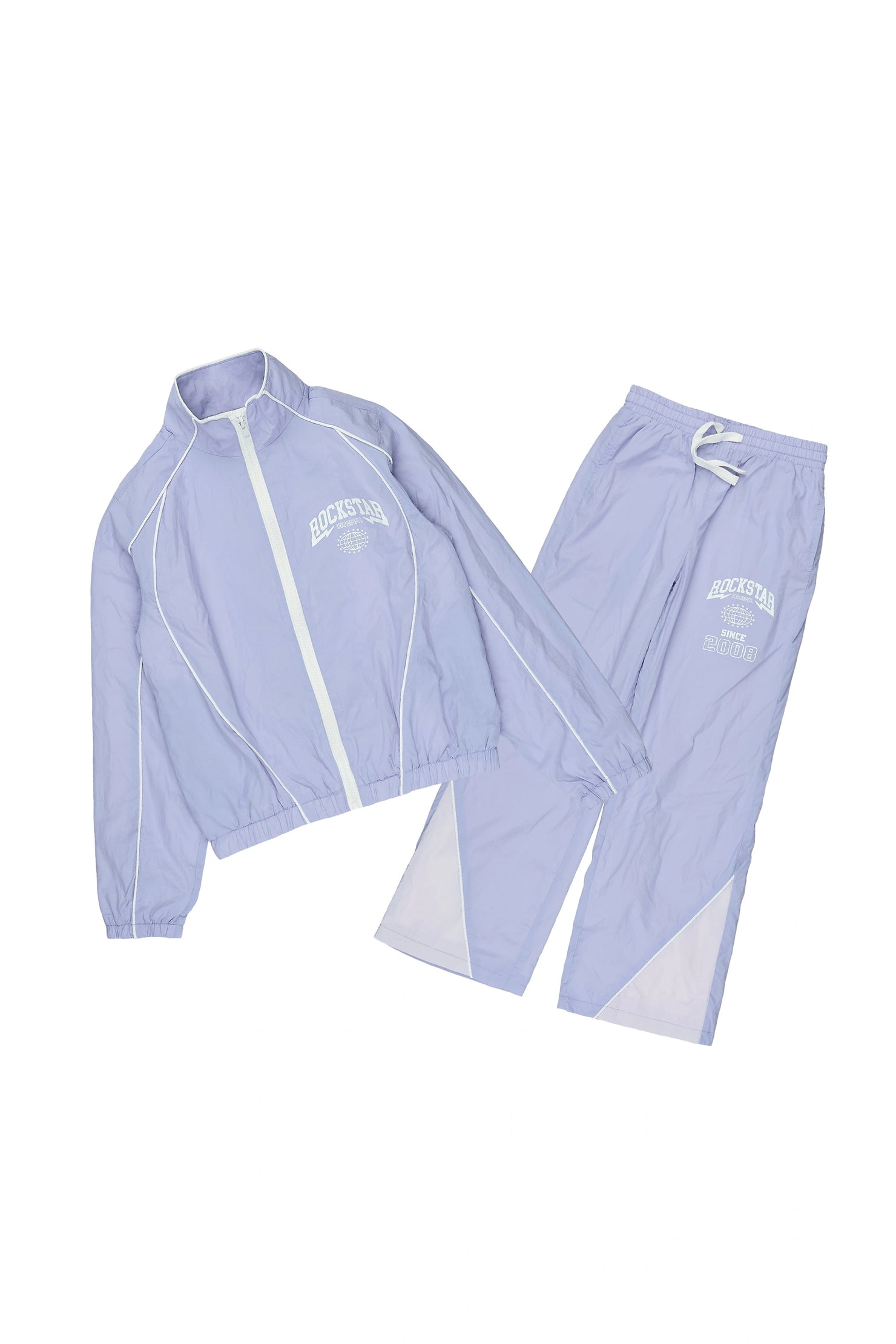 Girls Ventosa Lavender/Purple Windbreaker Jacket Track Set