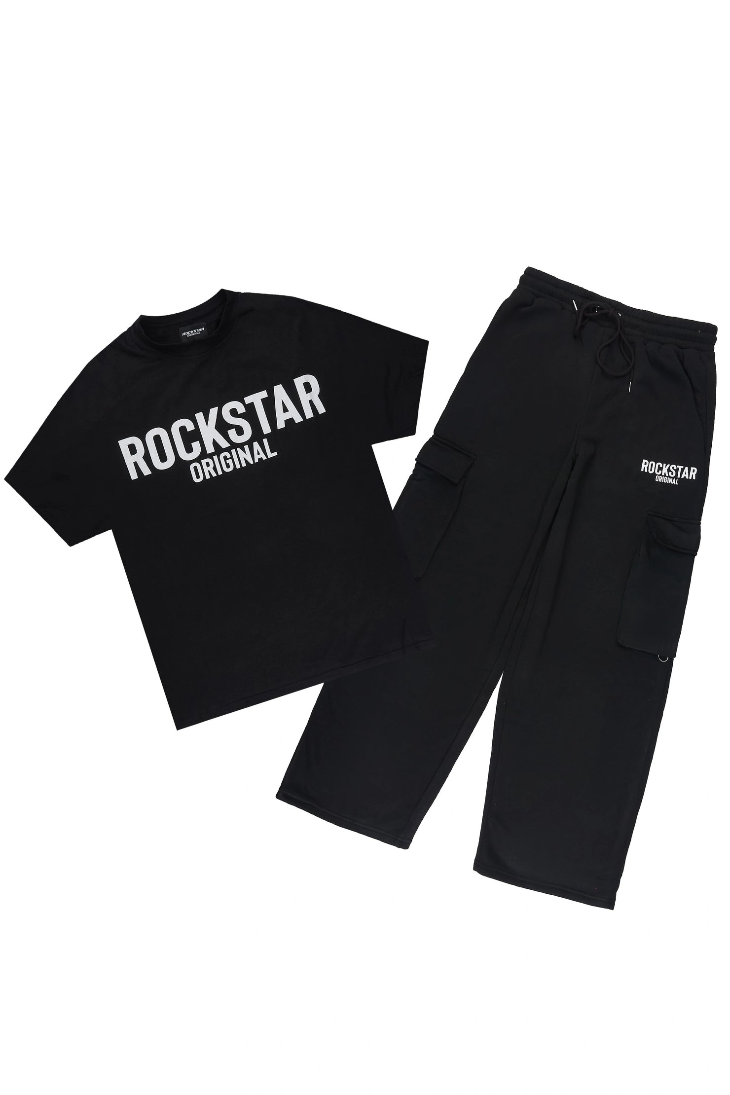 Kai Black T-Shirt/Barrel Fit Set