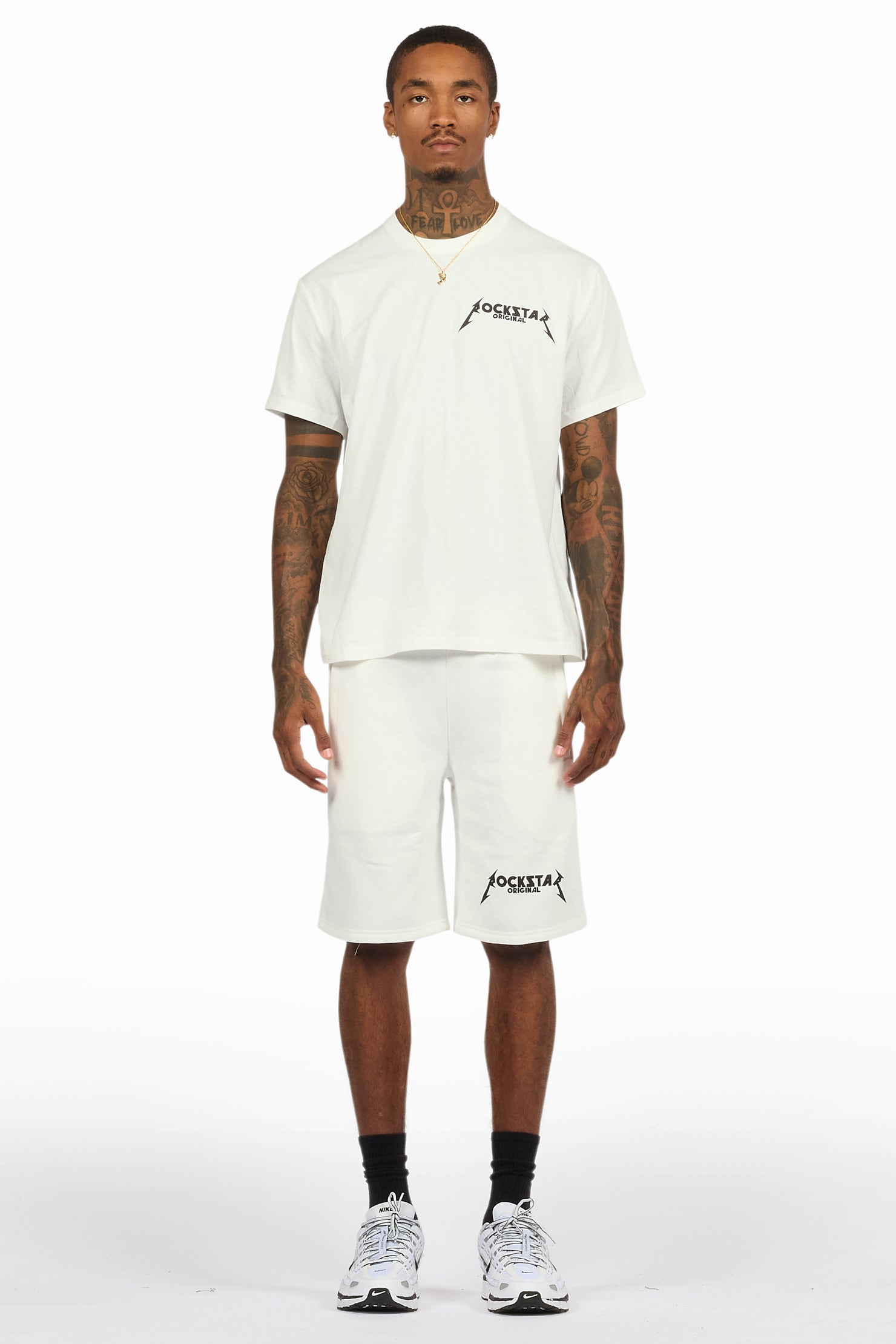 Buck White Short Set