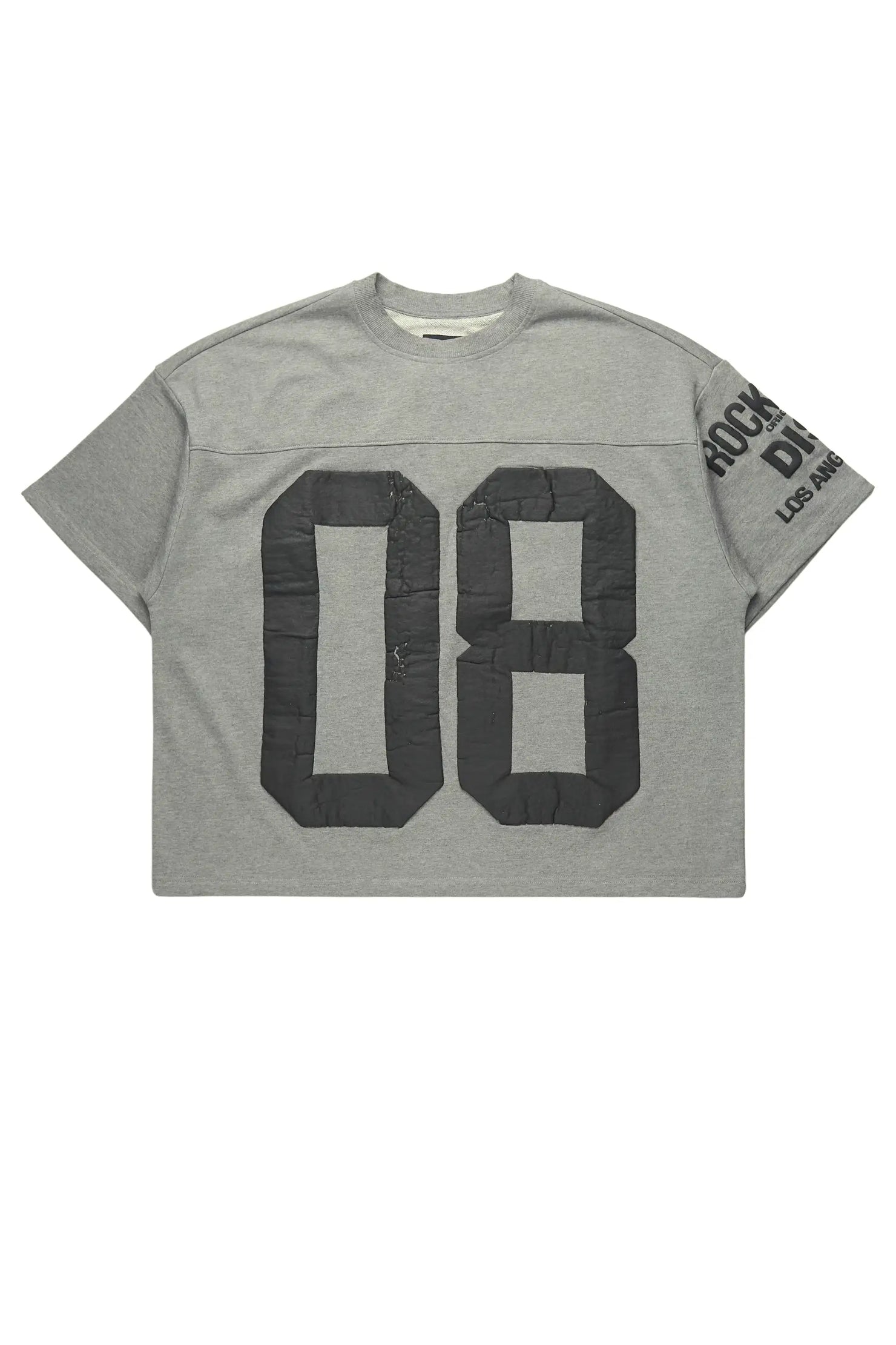 Outline Heather Grey French Terry T-Shirt