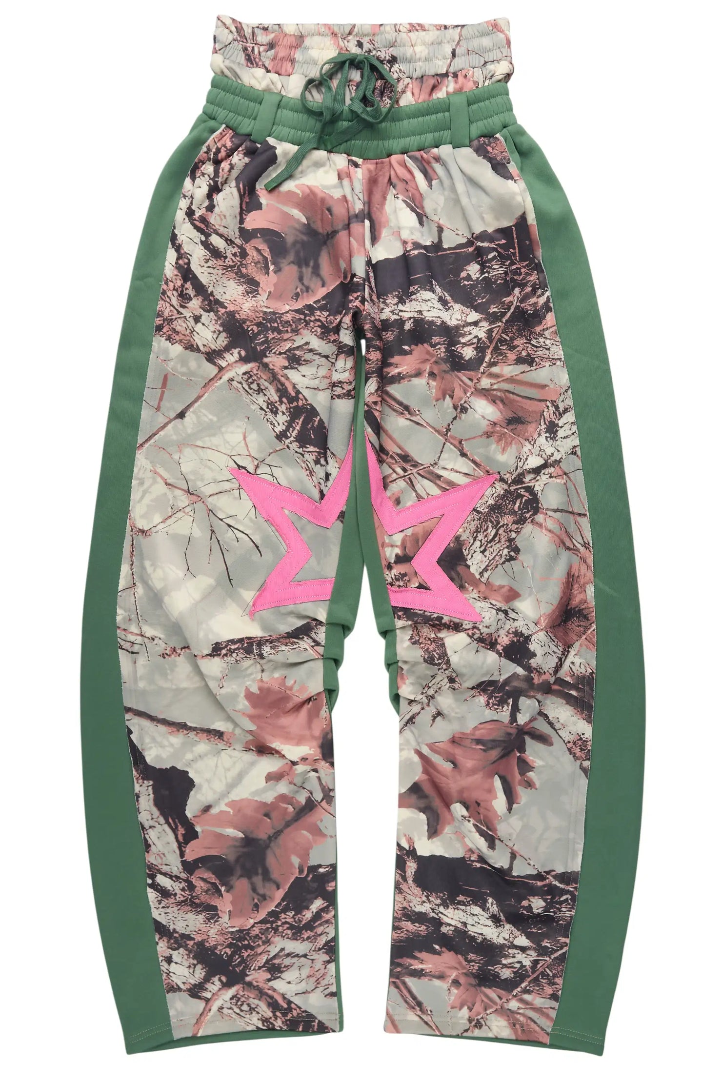 Canaan Tree Camo Double Waisted Baggy Track Pant