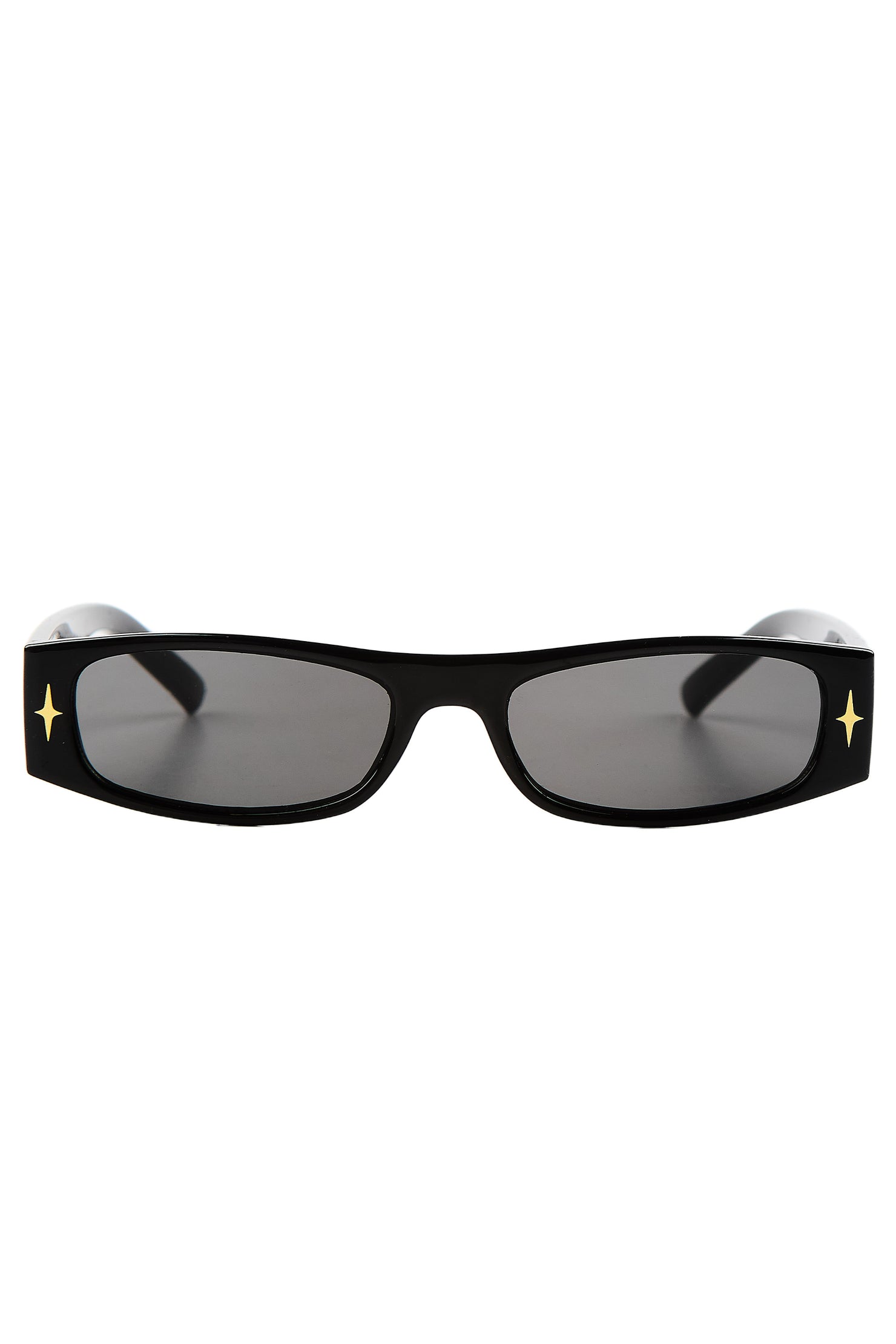 Sparker Black Square Rectangle Sunglass