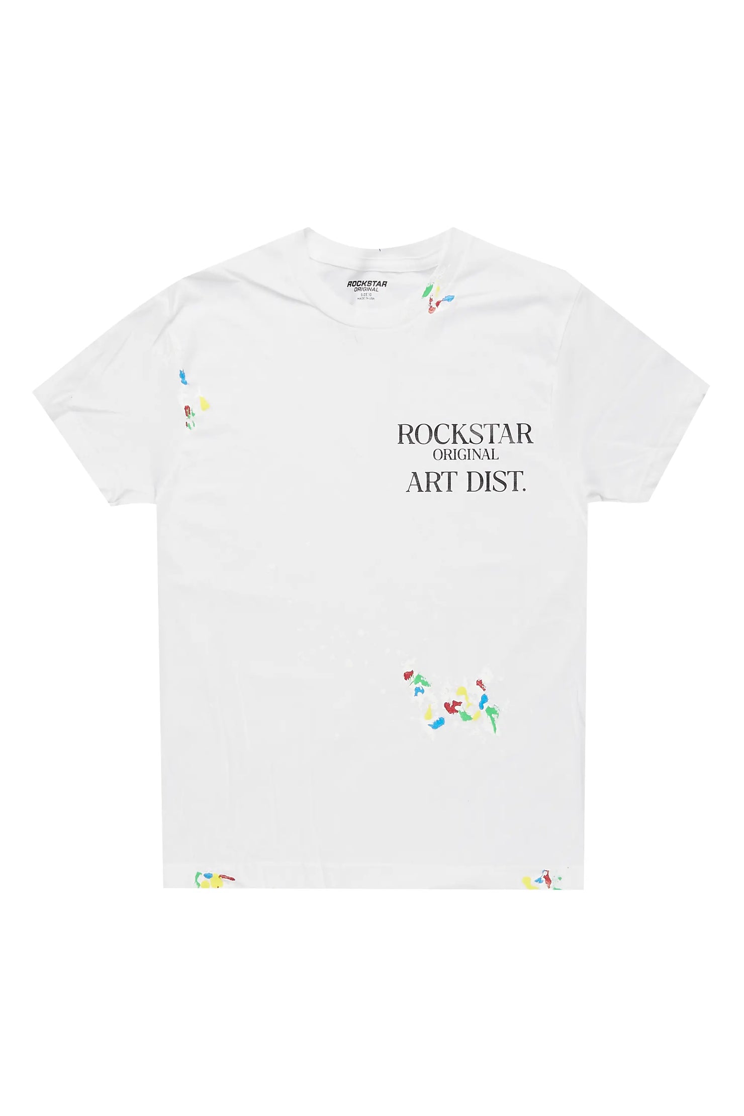 Boys Palmer White Graphic T-Shirt