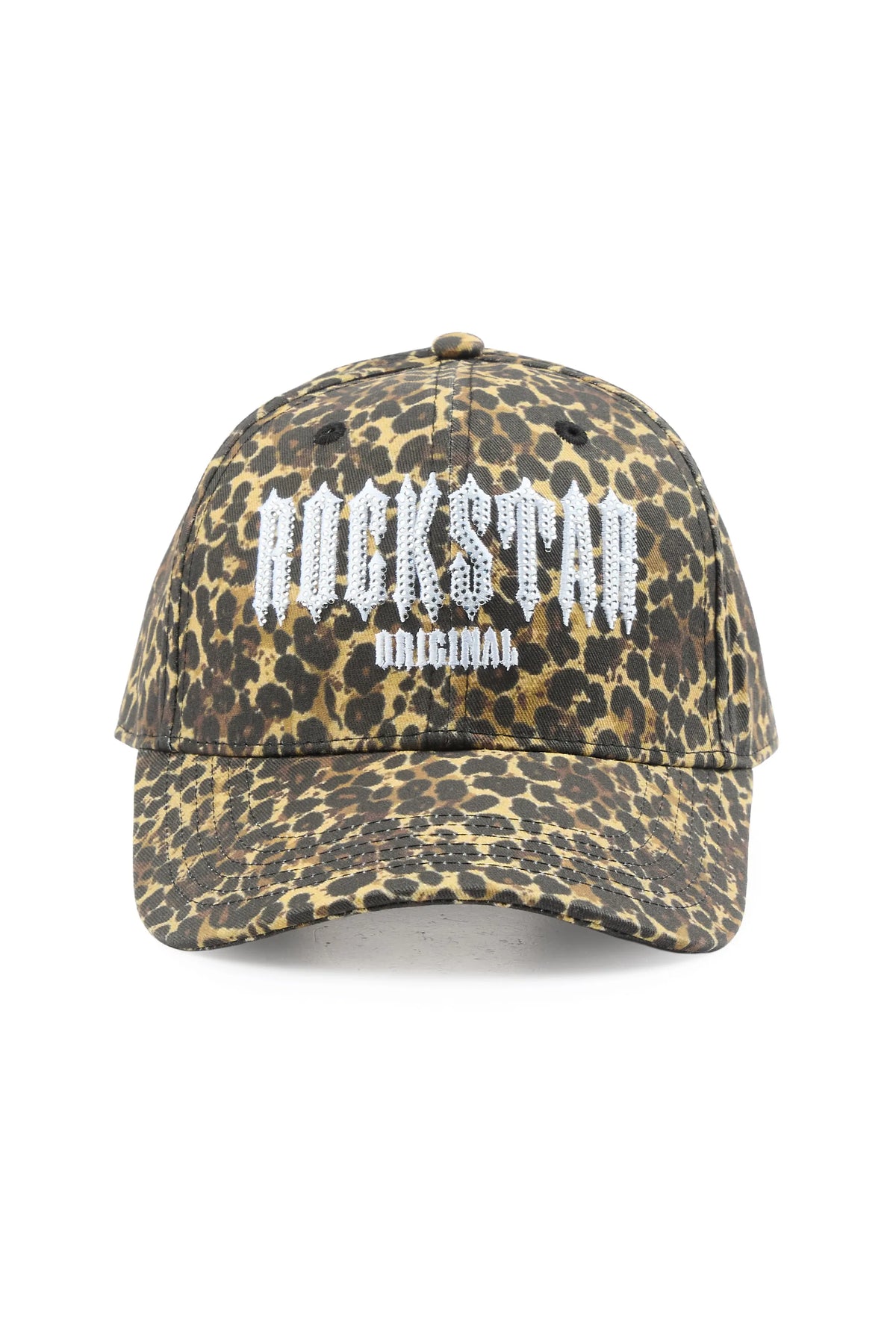 Tabrishia Cheetah Rhinestone Trucker Hat