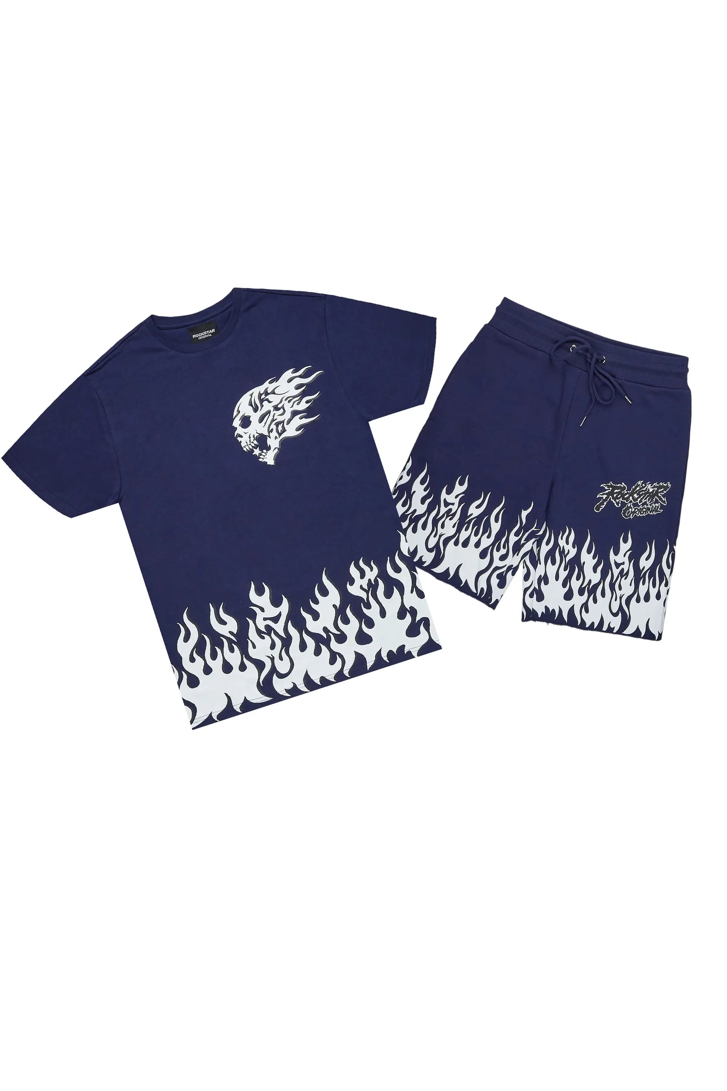 Bubble Navy T-Shirt/Short Set