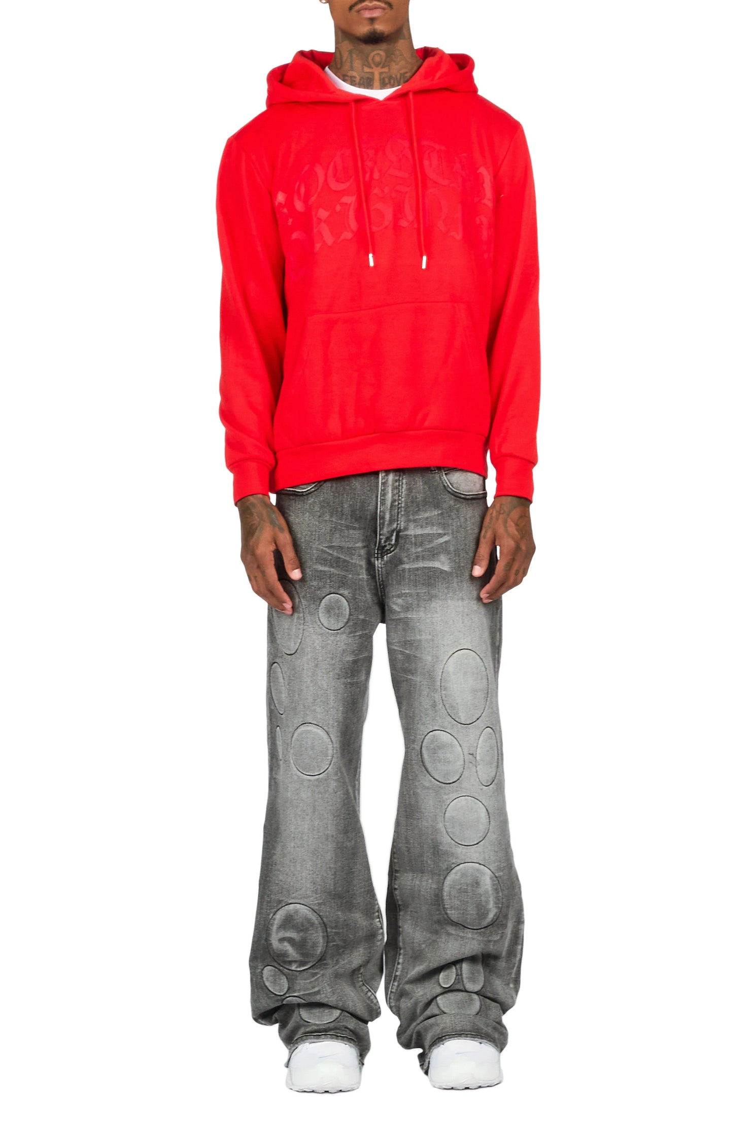 Ovol Grey Baggy Fit Jean