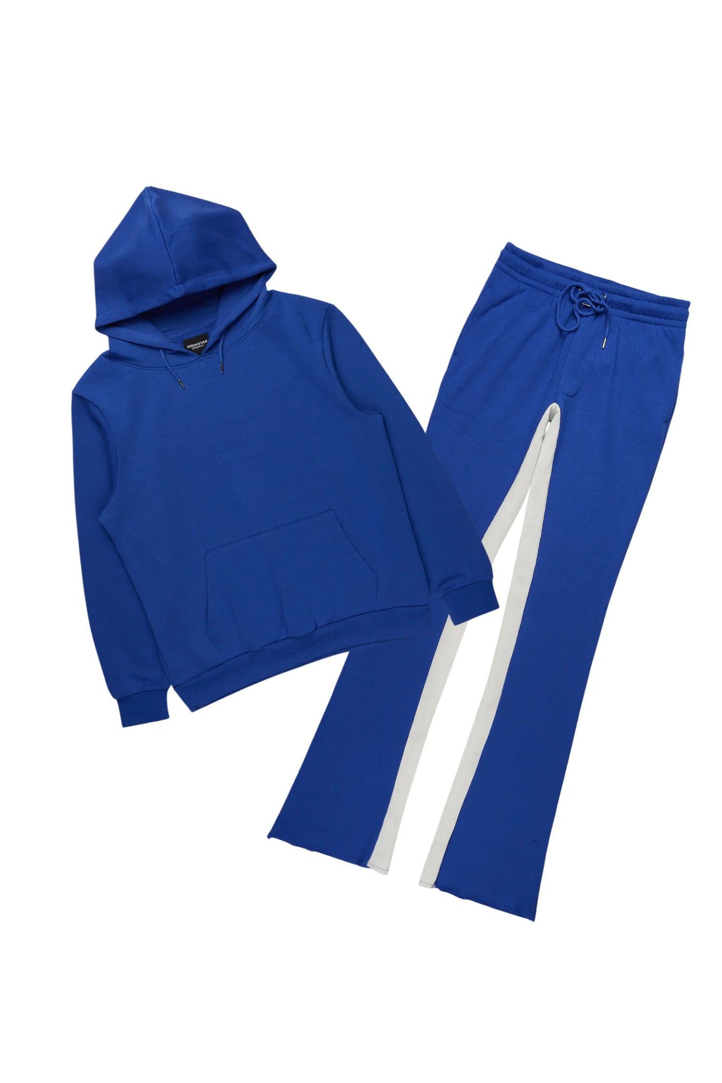 Basic Royal Blue Hoodie/Baggy Track Pant Set