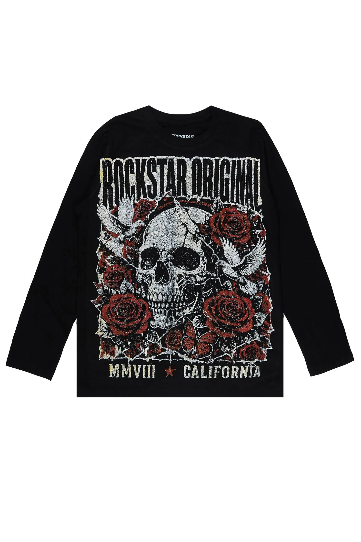 Boys Mars Black Long Sleeve T-Shirt