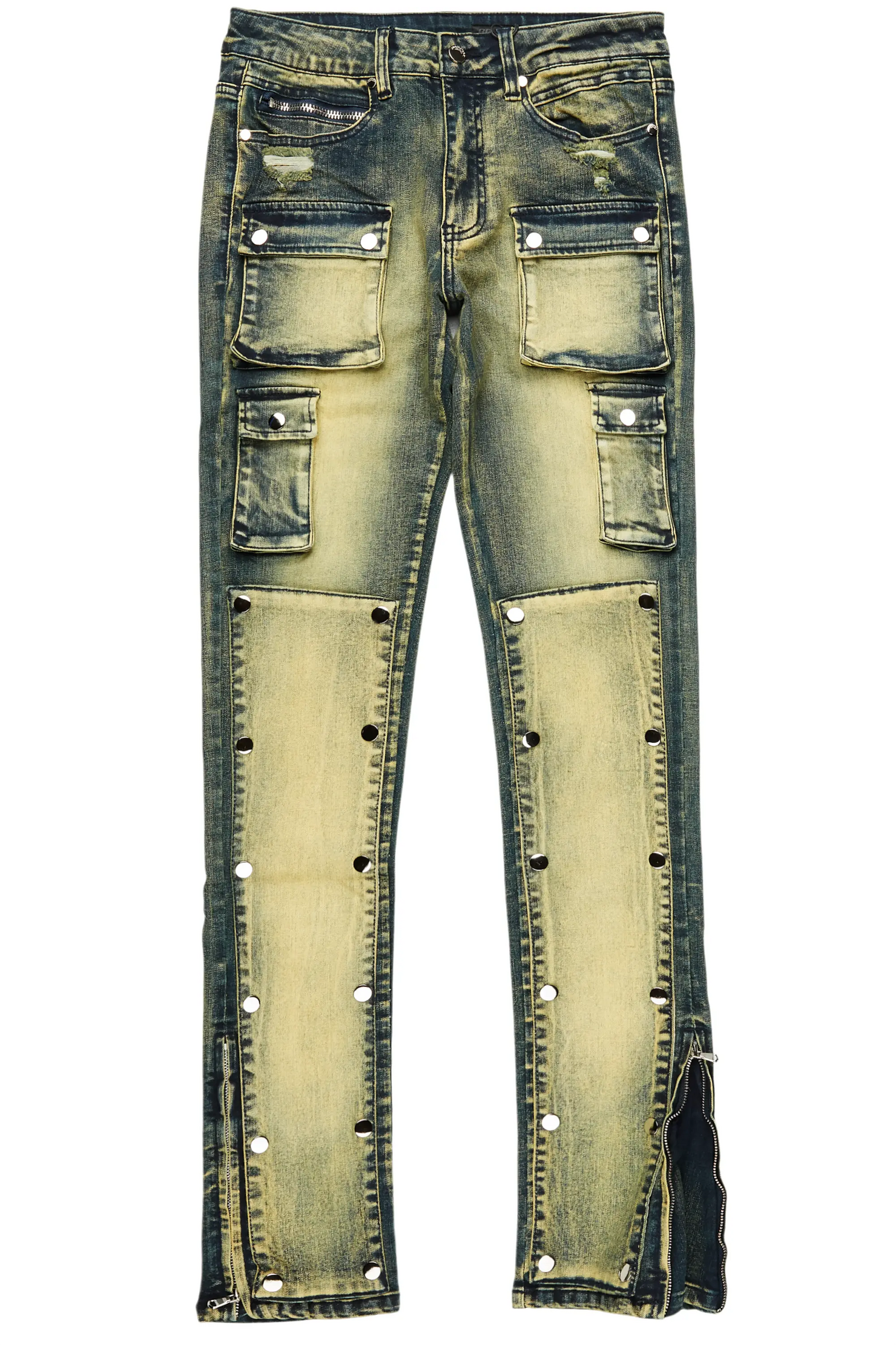 Santana Tint Wash Stacked Flare Jean
