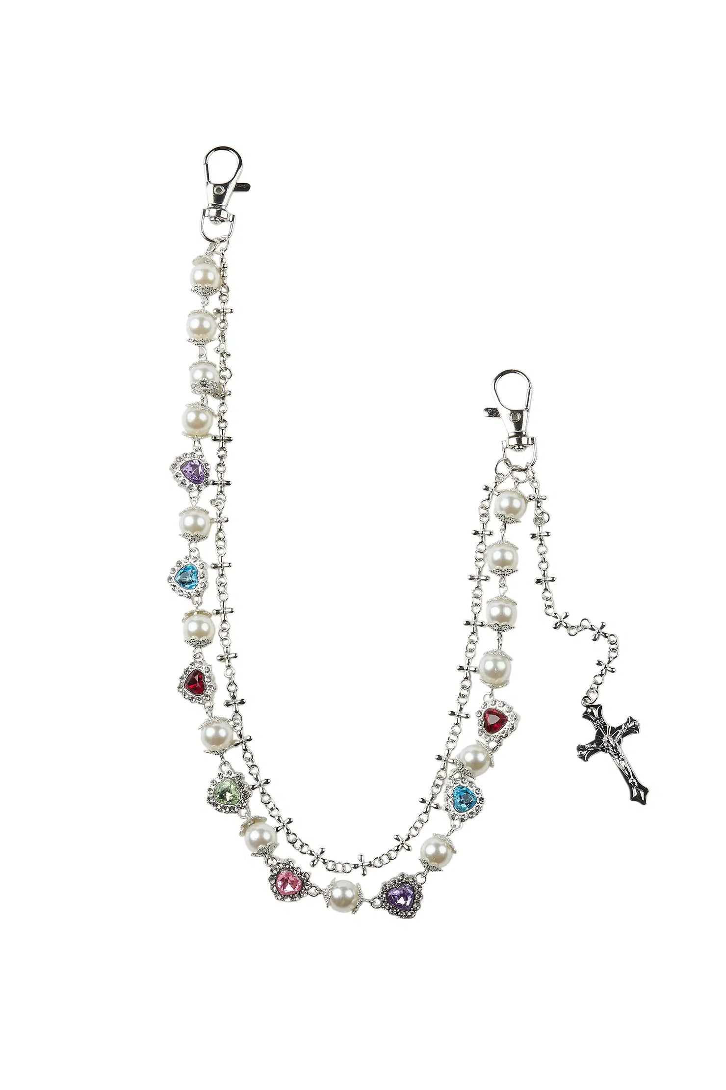 Chriz Silver Wallet Chain