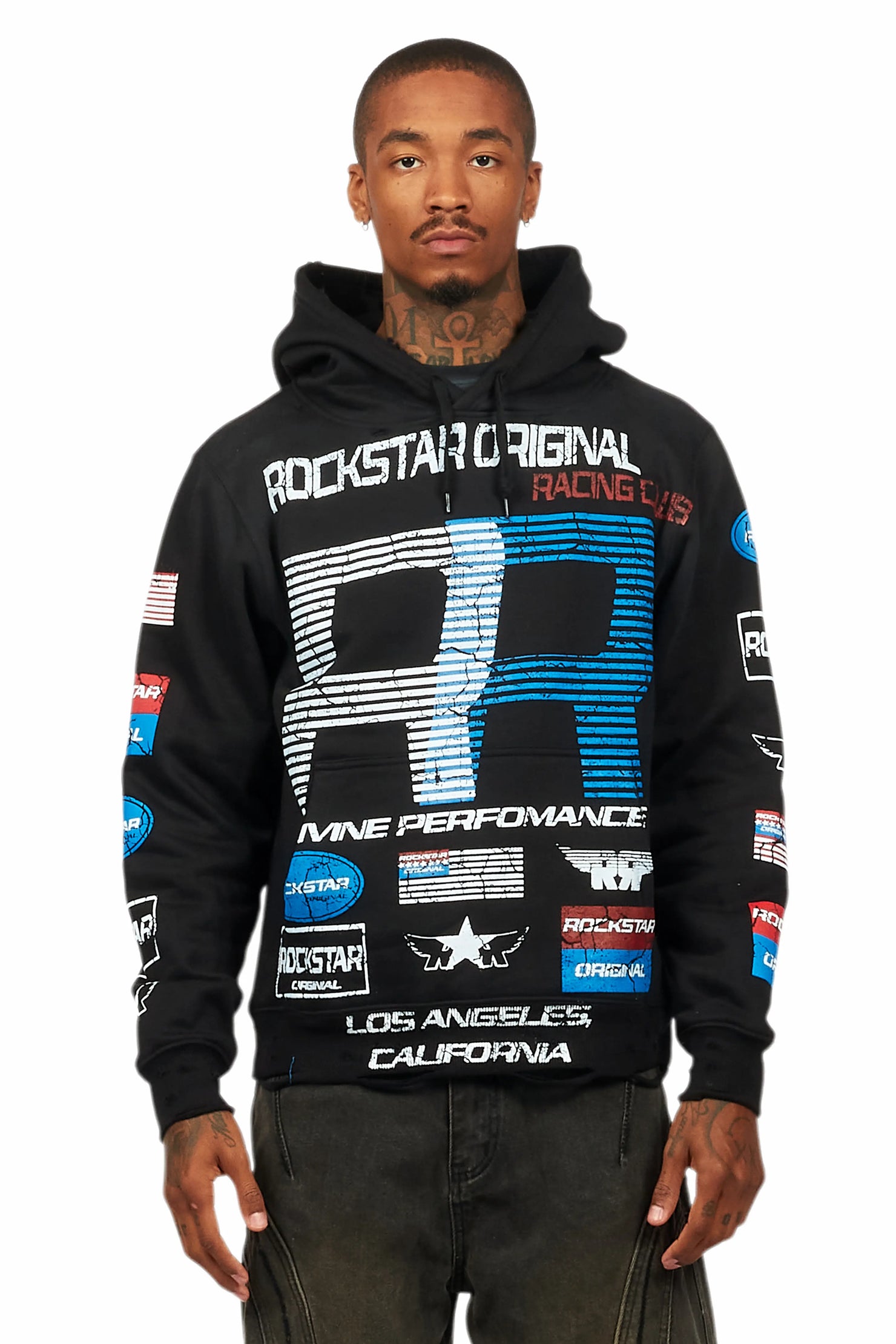 RSO Racing Club Black Graphic Hoodie