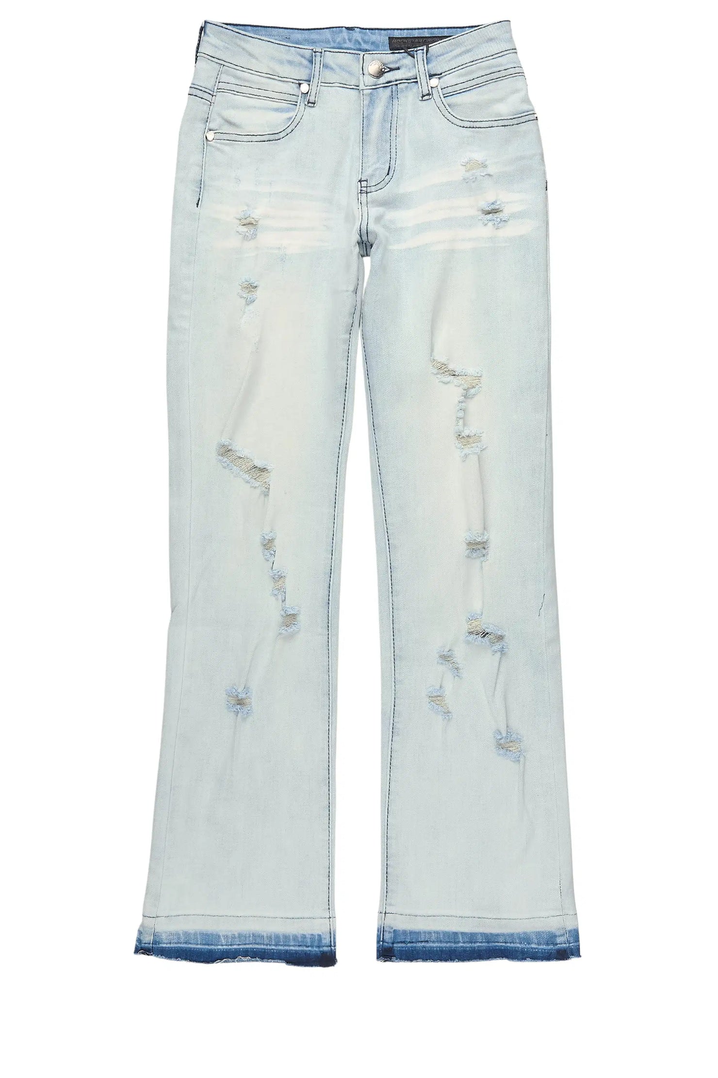 Boys Stellan Blue Stacked Flare Jean