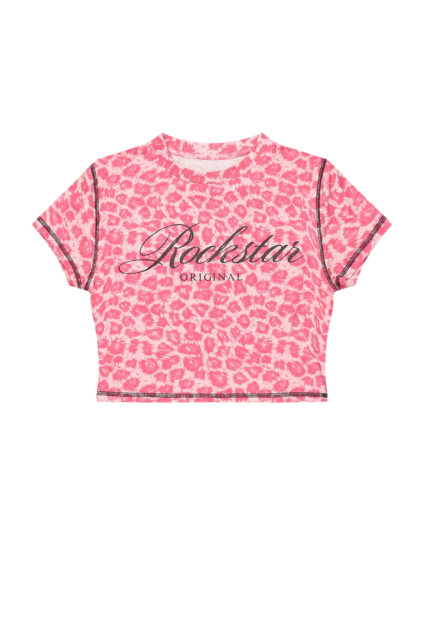 Sharae Pink Cheetah Baby Tee Shirt