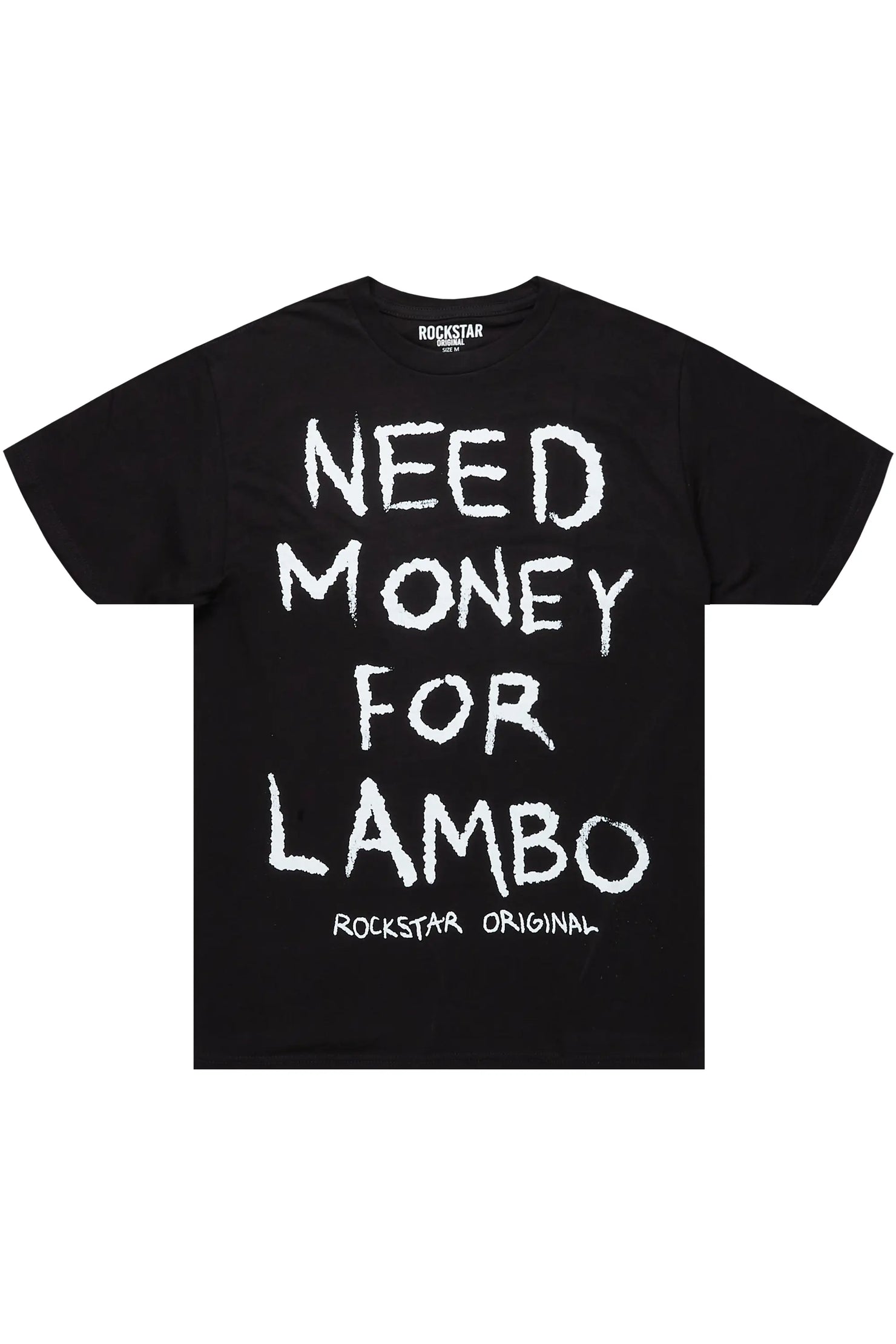 Needmoney Black Graphic T-Shirt