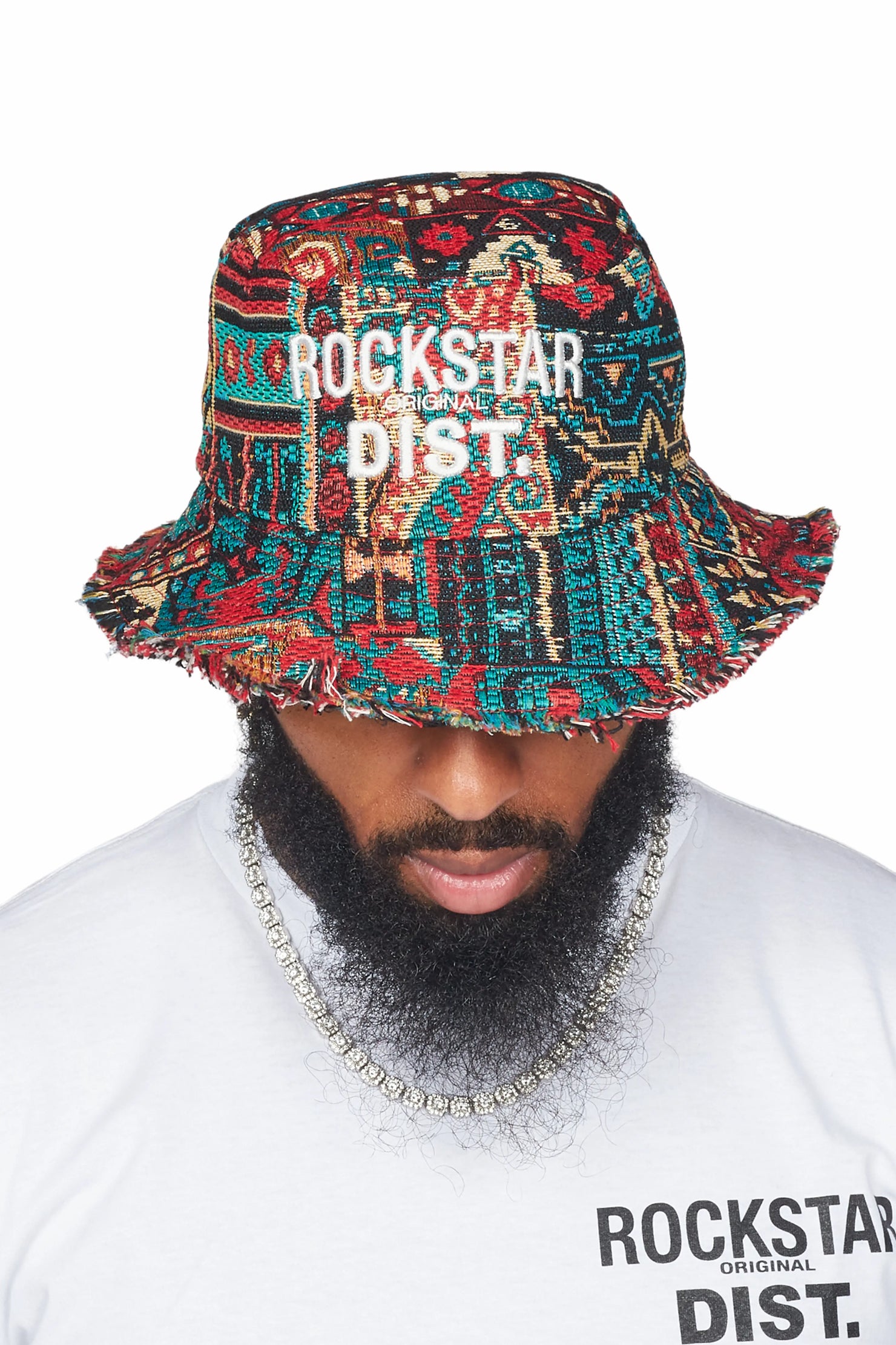 Ayami Red Tapestry Bucket Hat