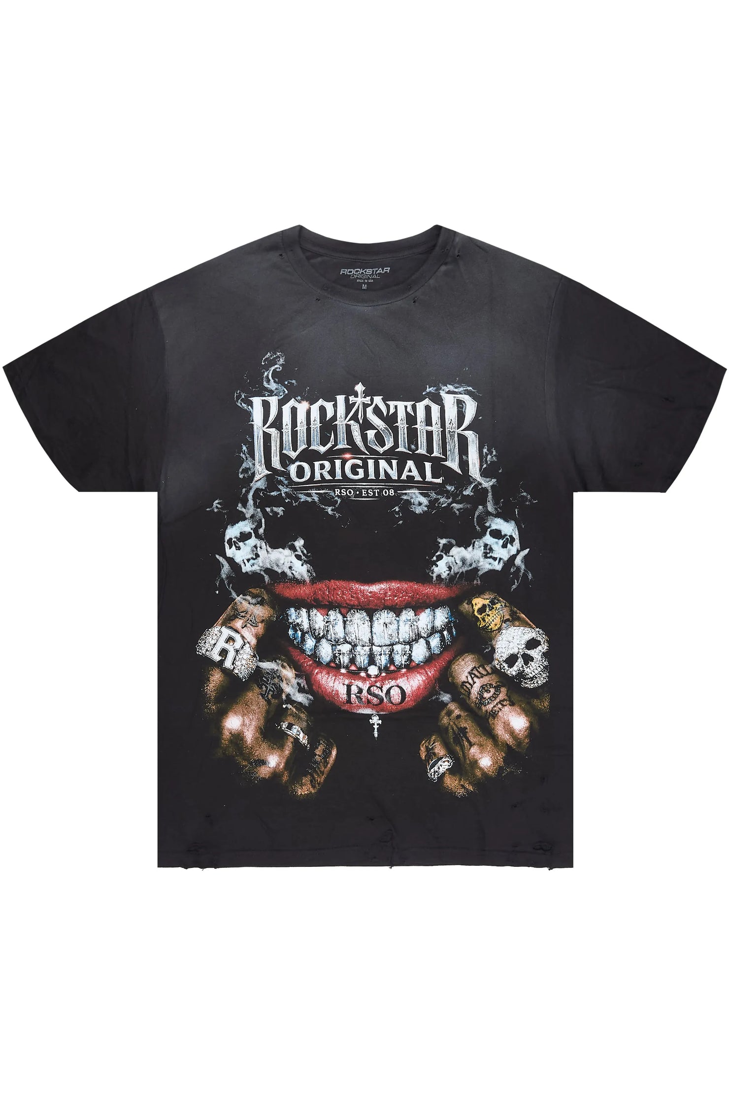 Foster Black Oversized Graphic T-Shirt