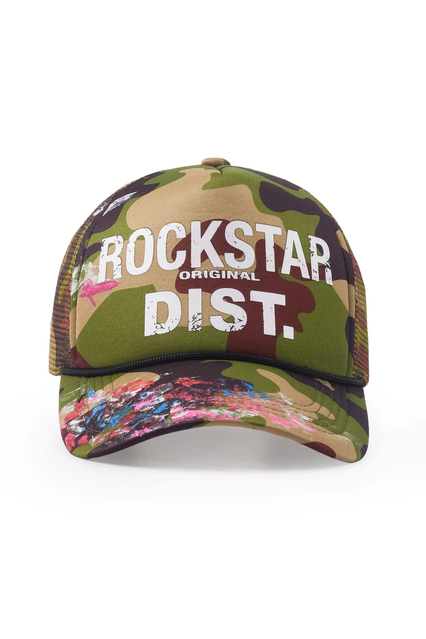 Yamal Green Camo Graphic Trucker Hat
