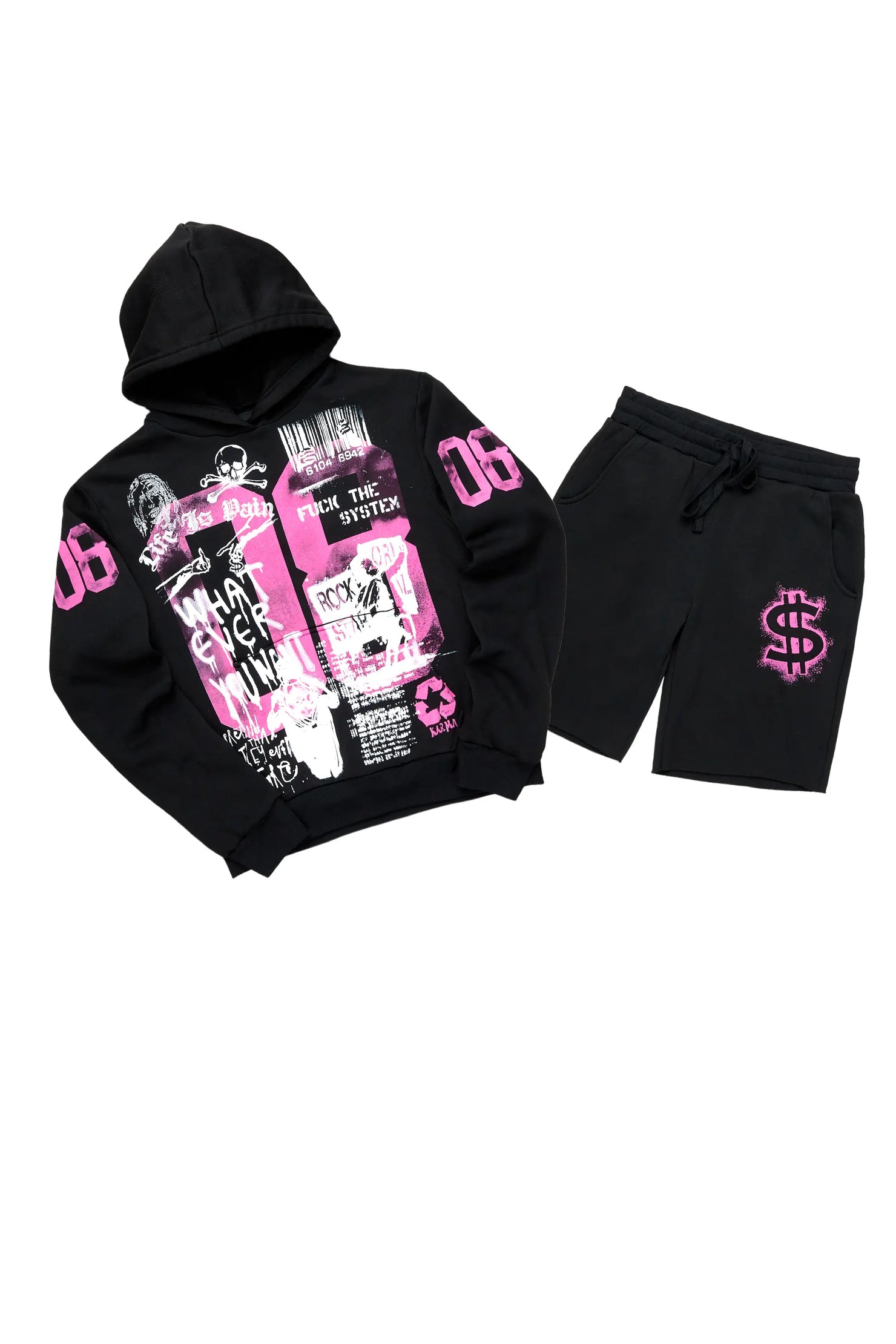 Rich Gang Black Short Set