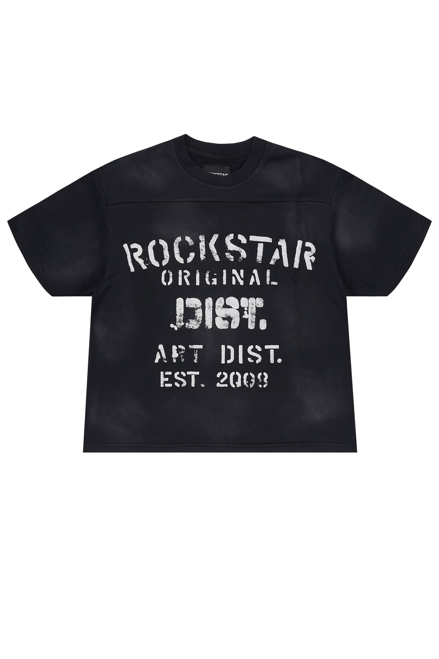 Boys Quin Black French Terry T-Shirt