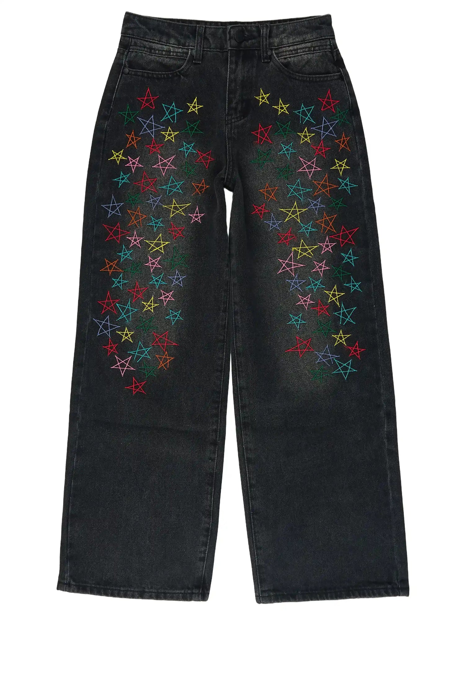 Boys Levi Washed Black Baggy Fit Jean