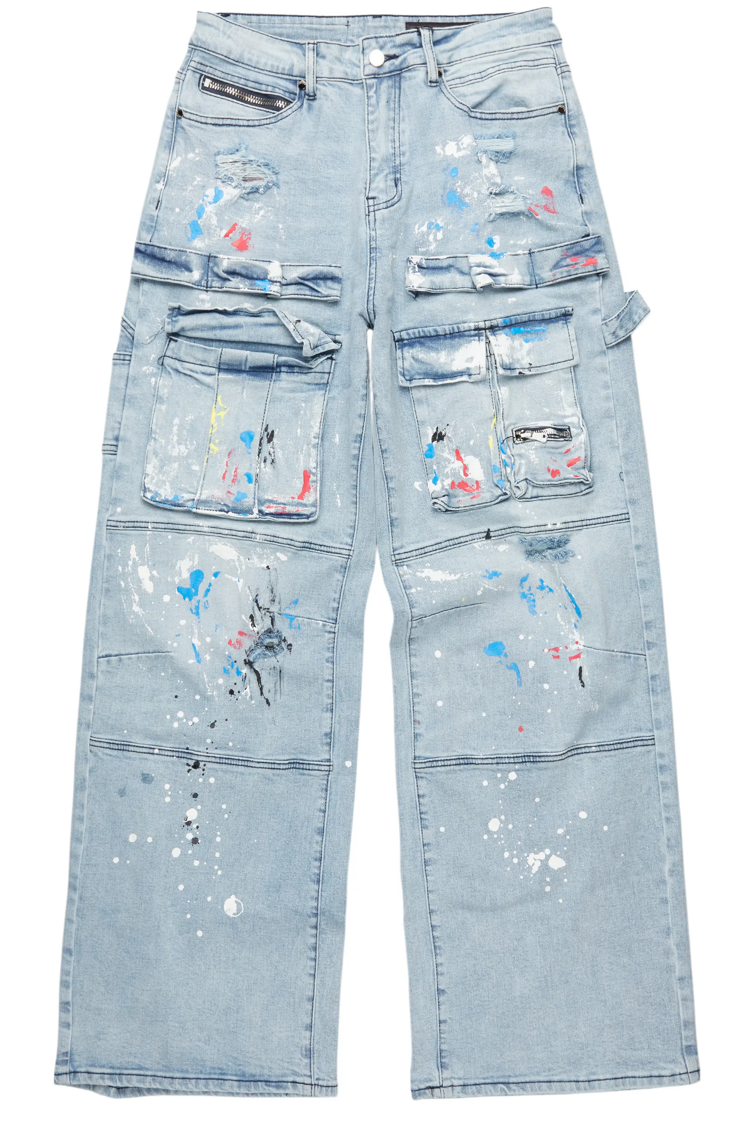 Bruin Blue Painter Baggy Cargo Jean