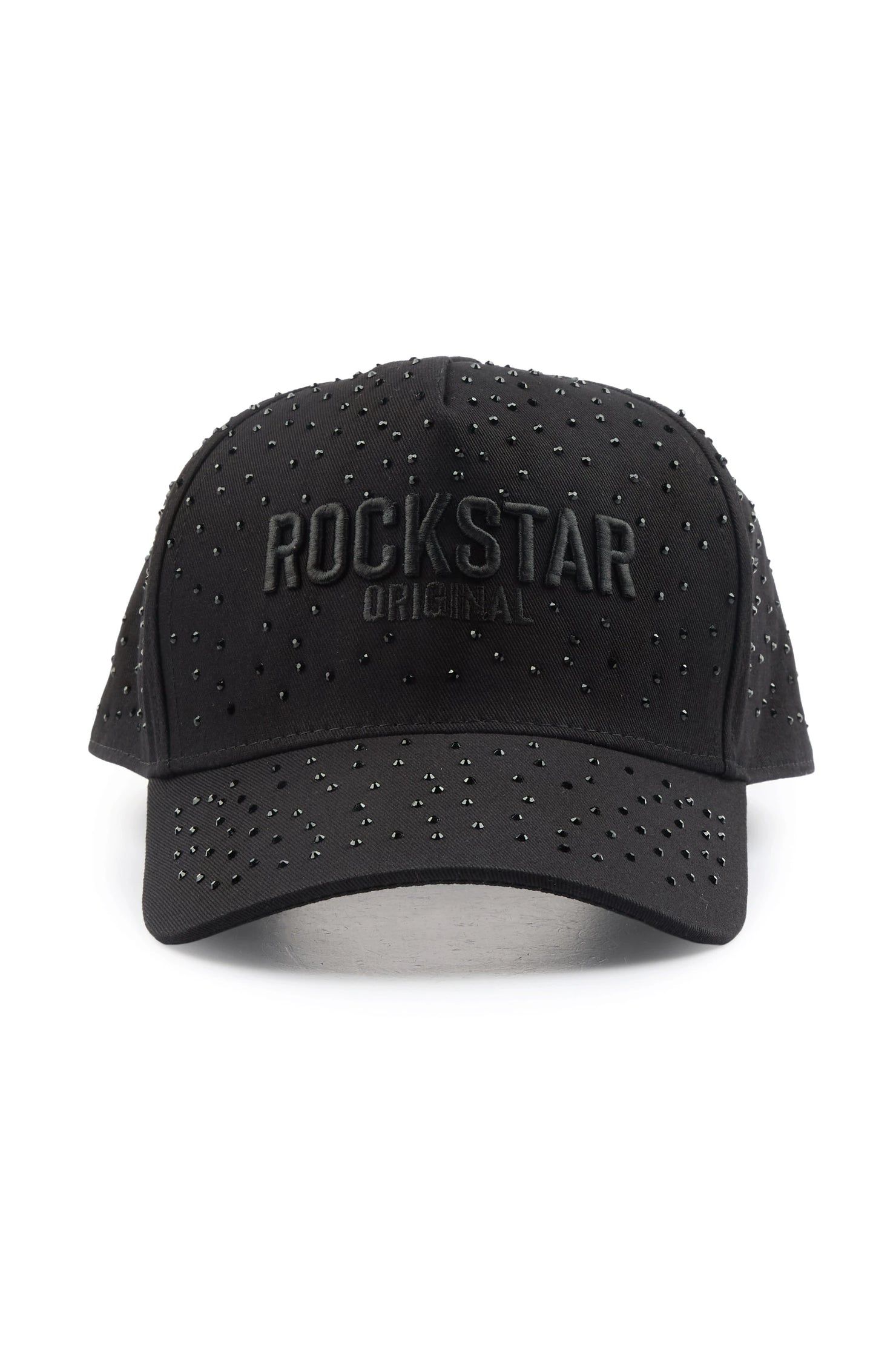 Lovette Black/Black Rhinestone Trucker Hat