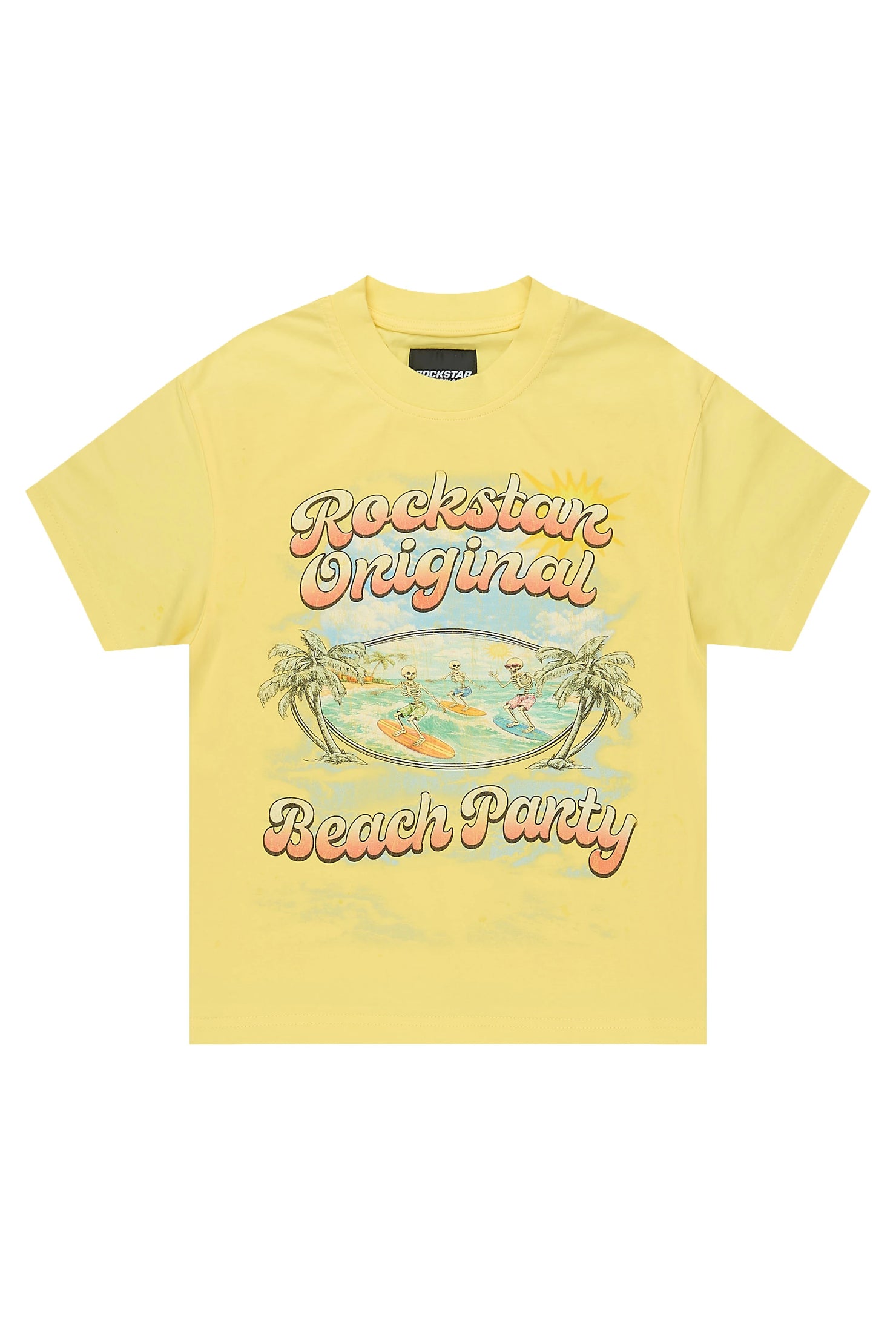 Girls Kanni Yellow Graphic T-Shirt