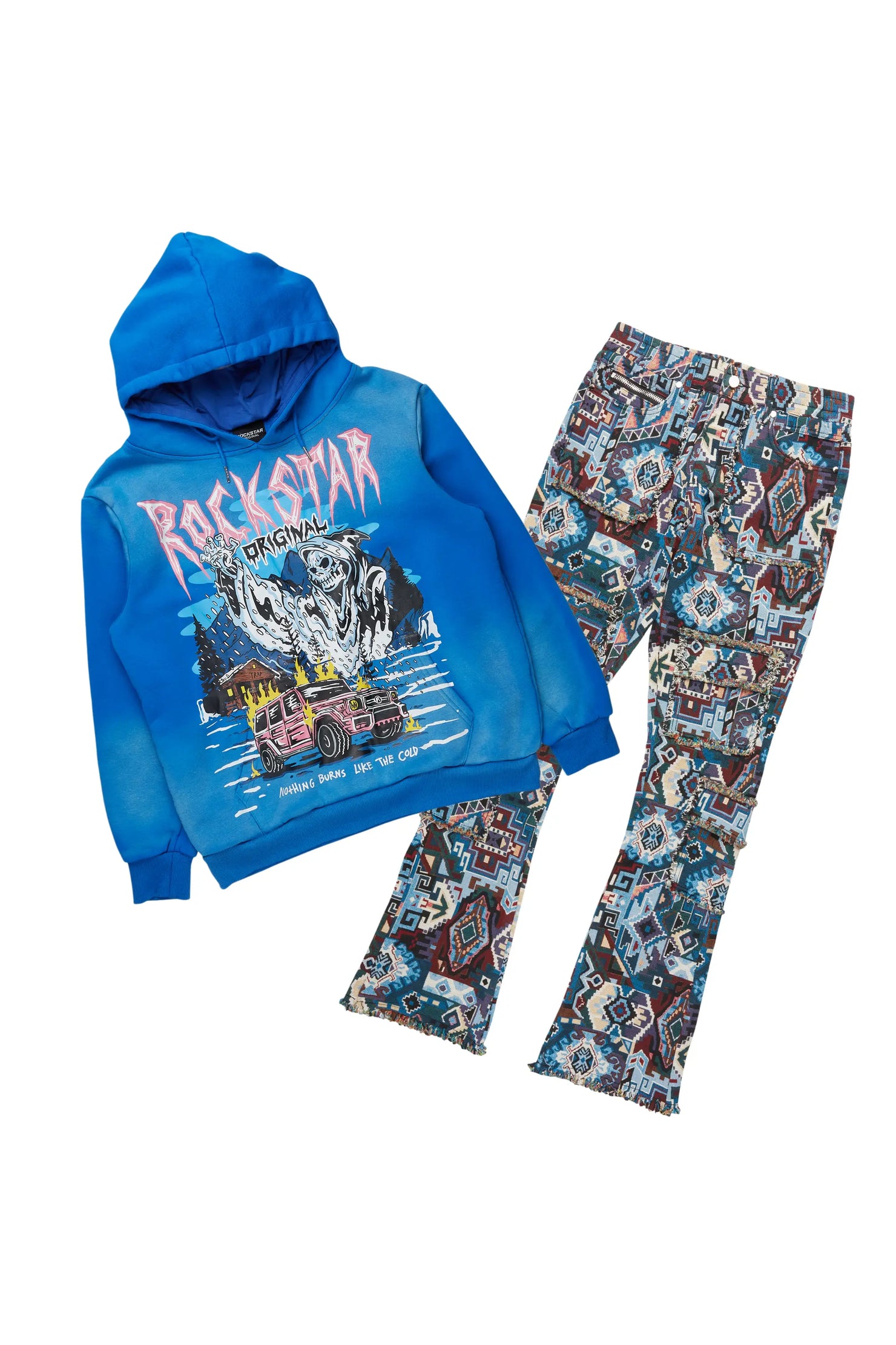 Kip Royal Blue Hoodie & Tayami Tapestry Jean Bundle