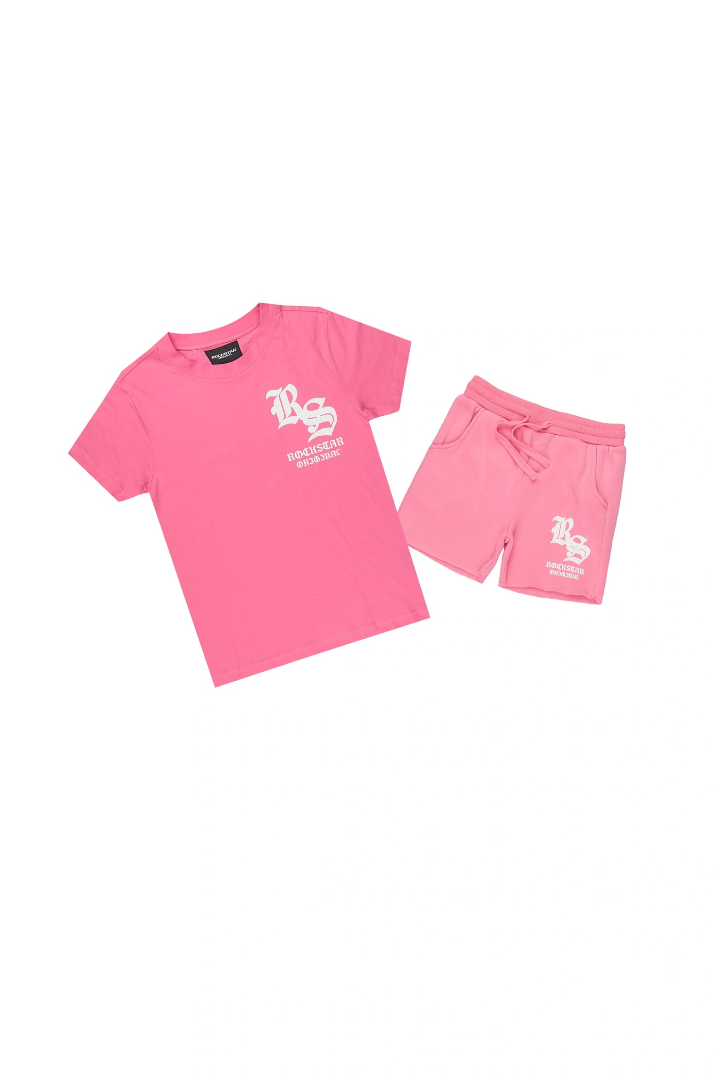 Girls Shironda Bubblegum T-Shirt Short Set