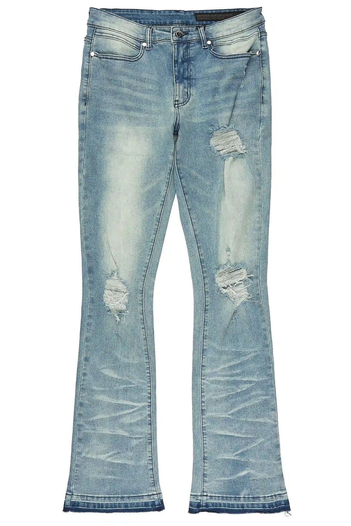 Plumm Medium Blue Stacked Jean