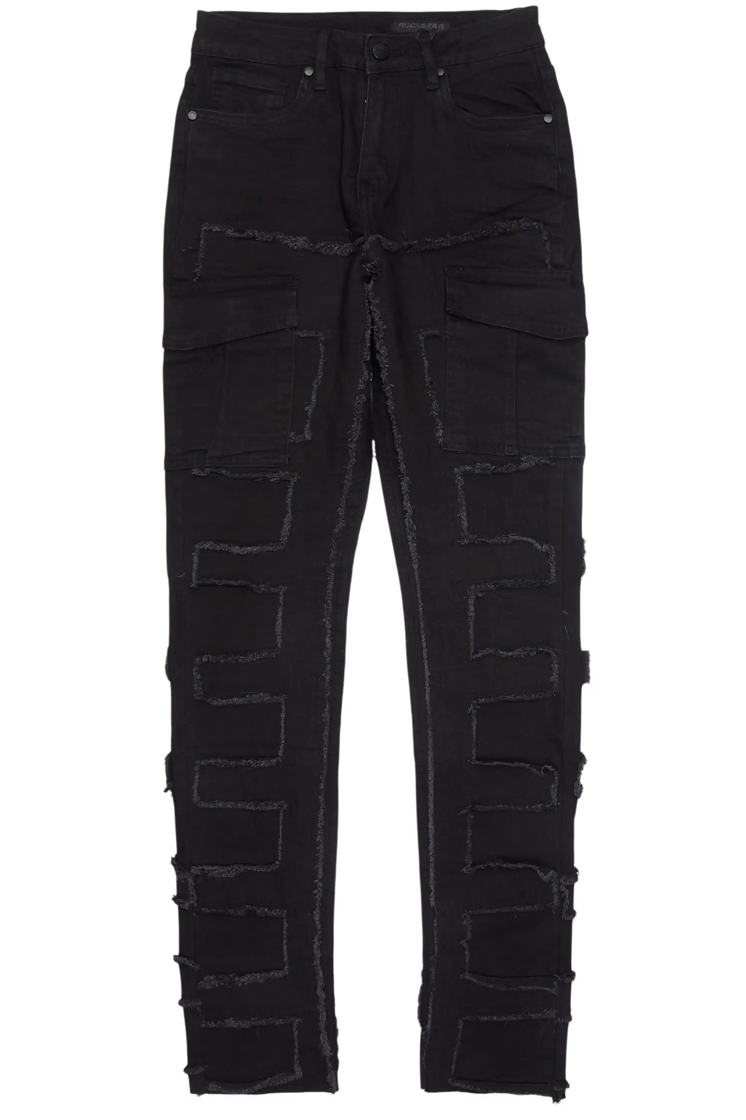 Jamiala Black Cargo Skinny Jean