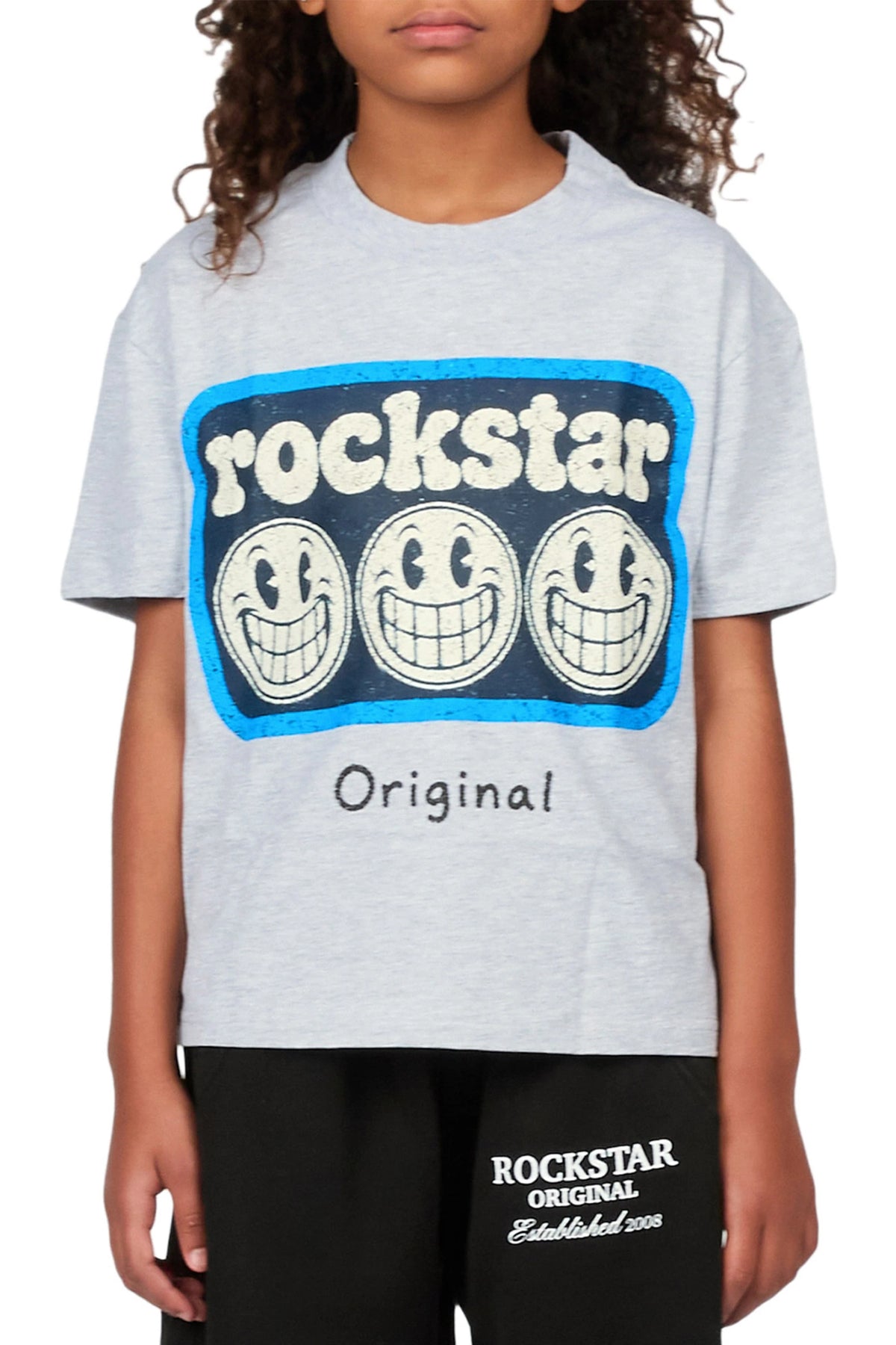 Girls Blarny Heather Grey Graphic T-Shirt