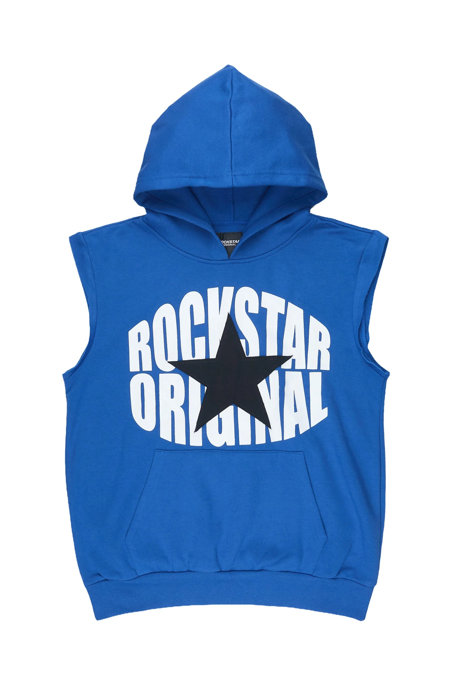 States 2.0 Royal Blue Cut Sleeve Hoodie