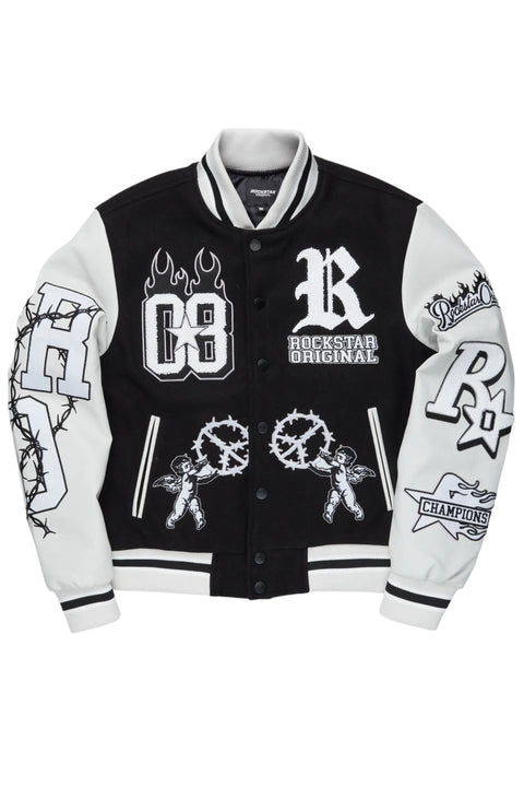 ミュージシャン THE RAMPAGE REBOOT Varsity jacket Black THE ミュージシャン THE RAMPAGE REBOOT Varsity jacket Black THE