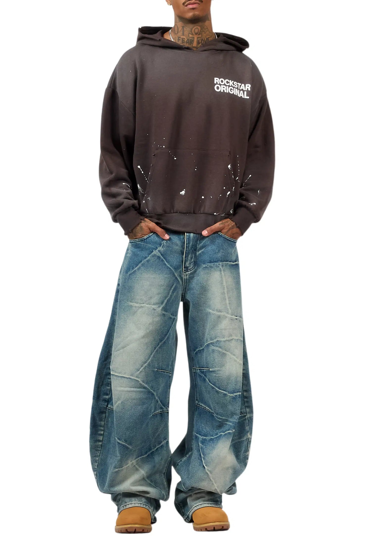 Harlem Blue Barrel Fit Jean