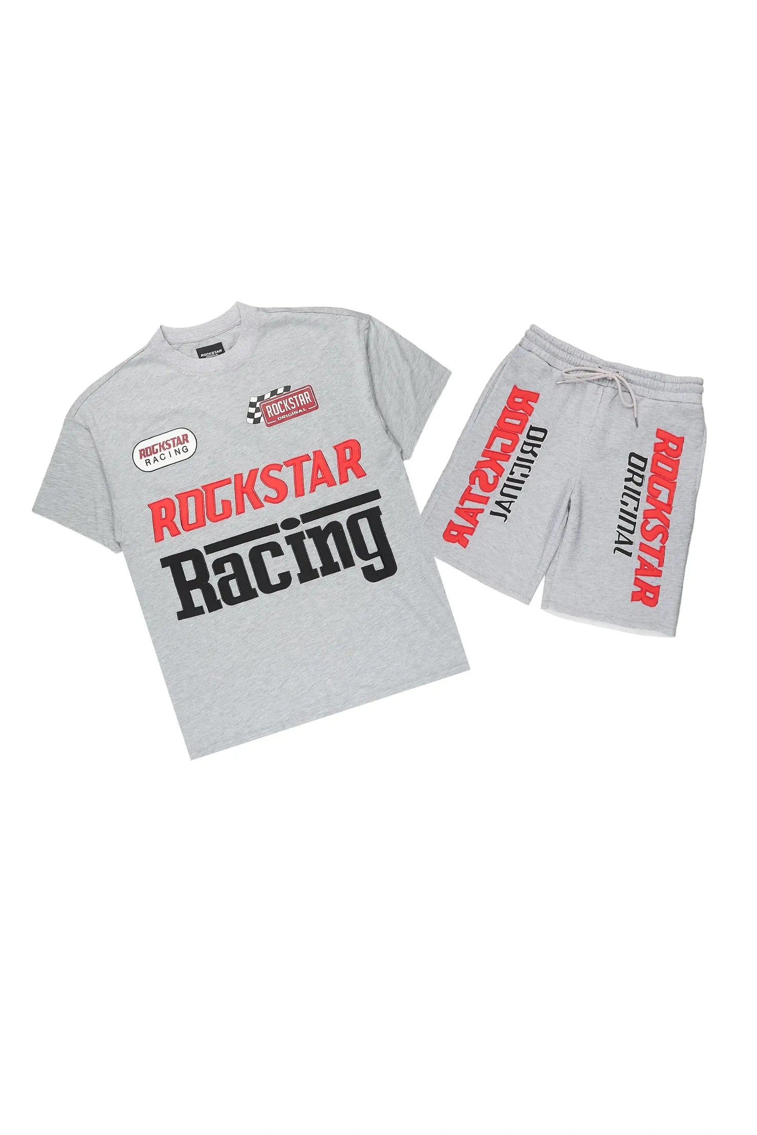 Spiller Heather Grey T-Shirt/Short Set