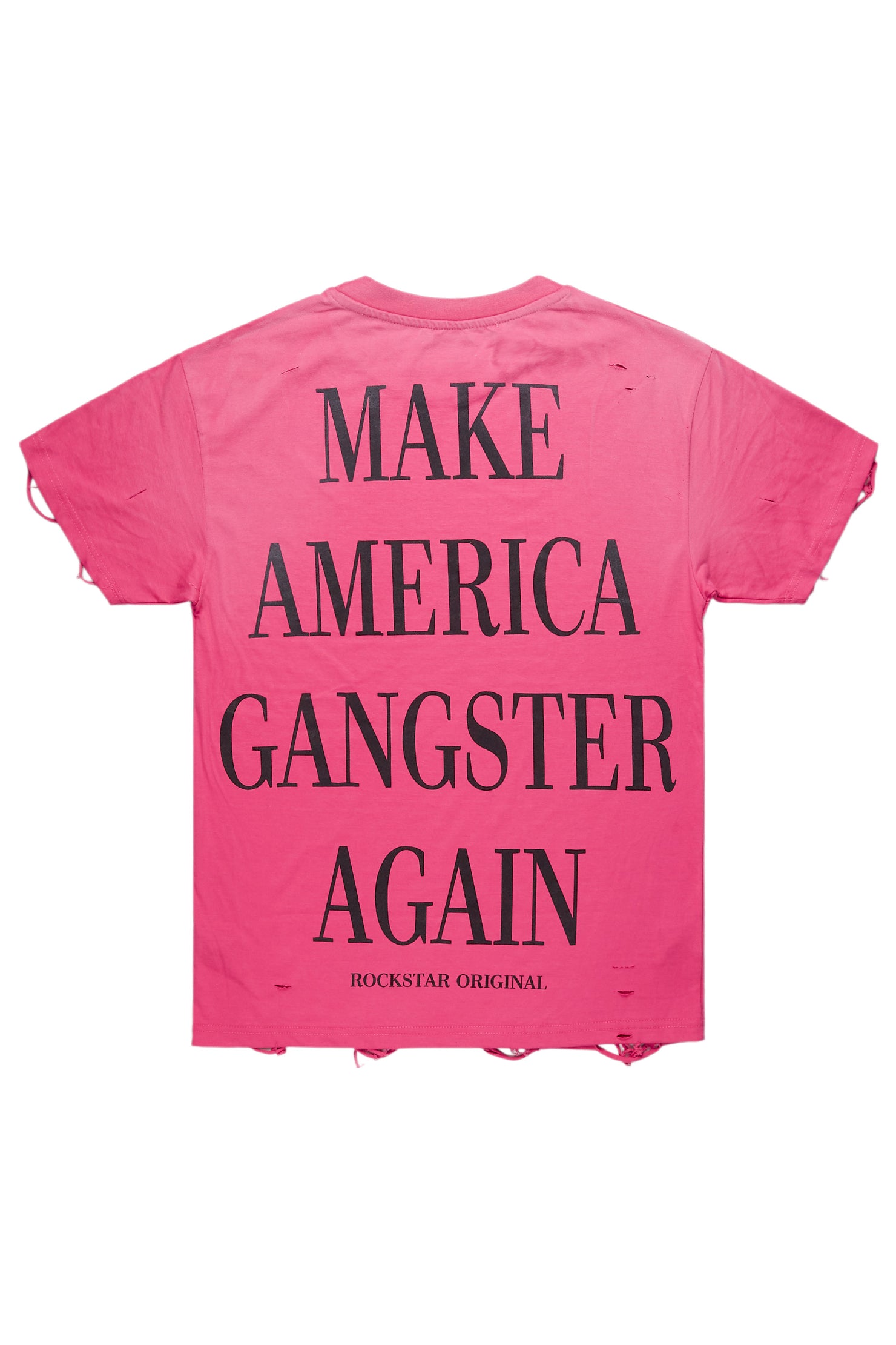 Drako Fuchsia Oversized Graphic T-Shirt