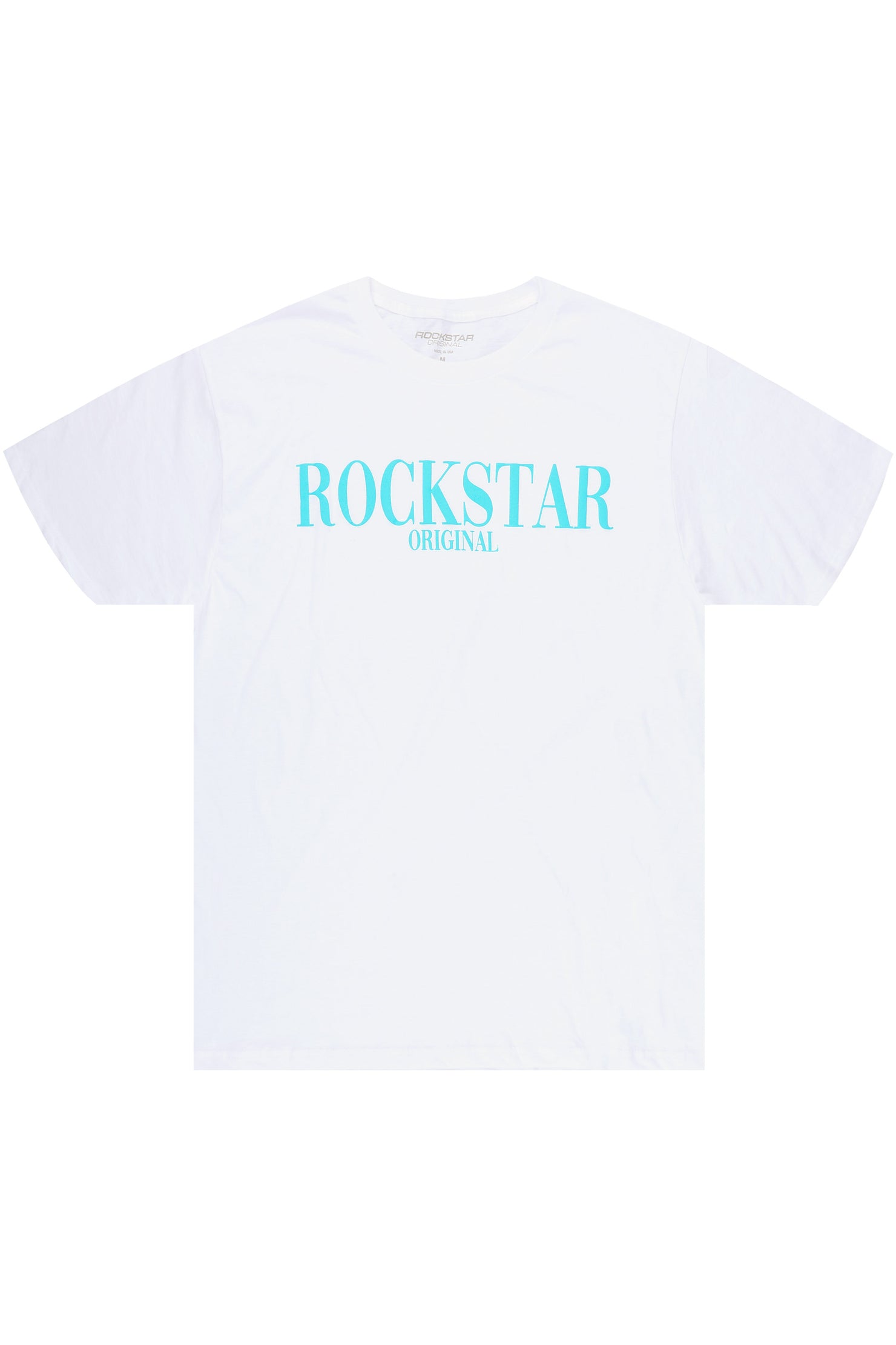 Octavio 2.0 White/Blue Oversized Graphic T-Shirt