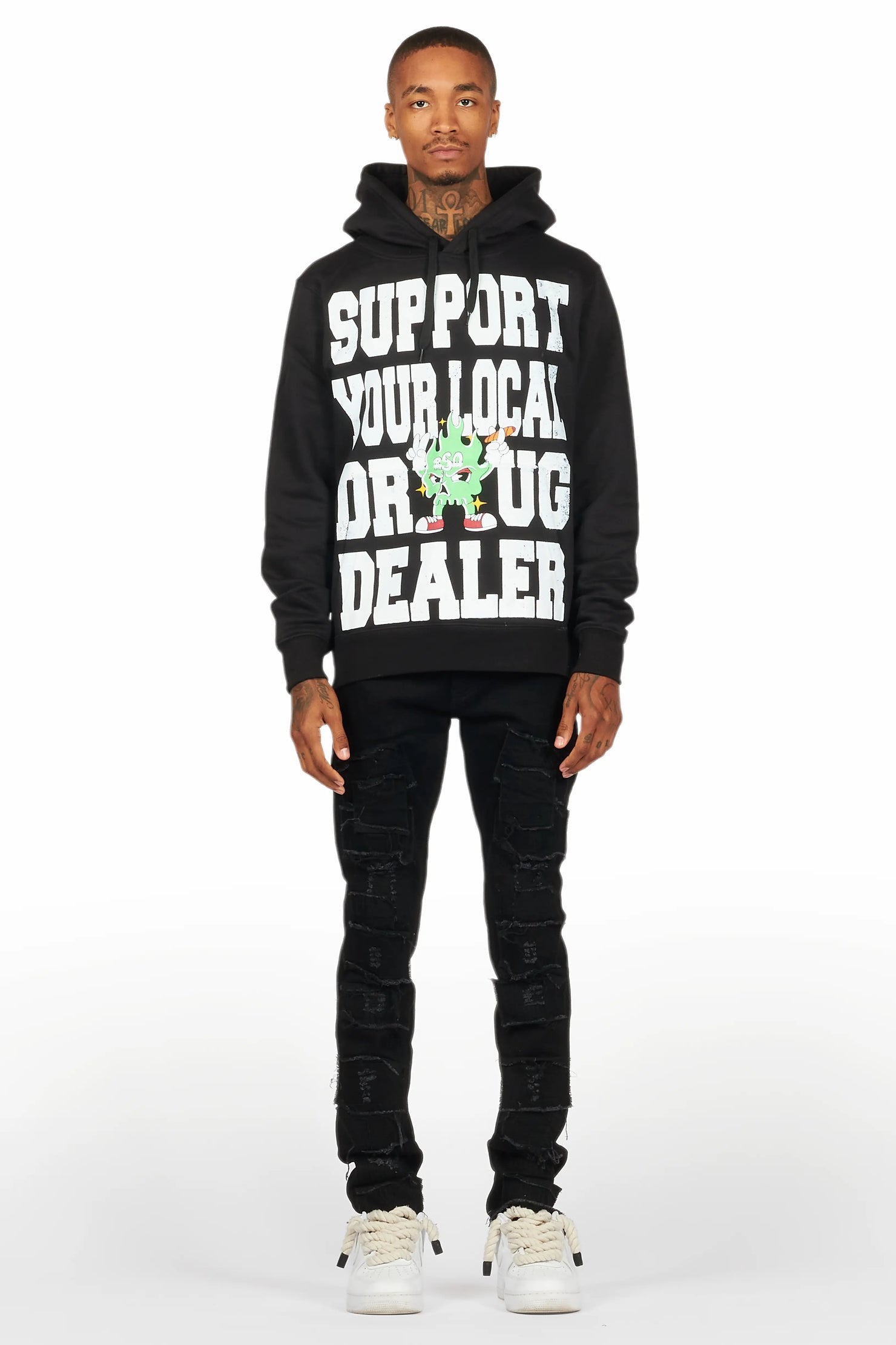 Tarl Black Hoodie & Camden Slim Fit Jean Bundle