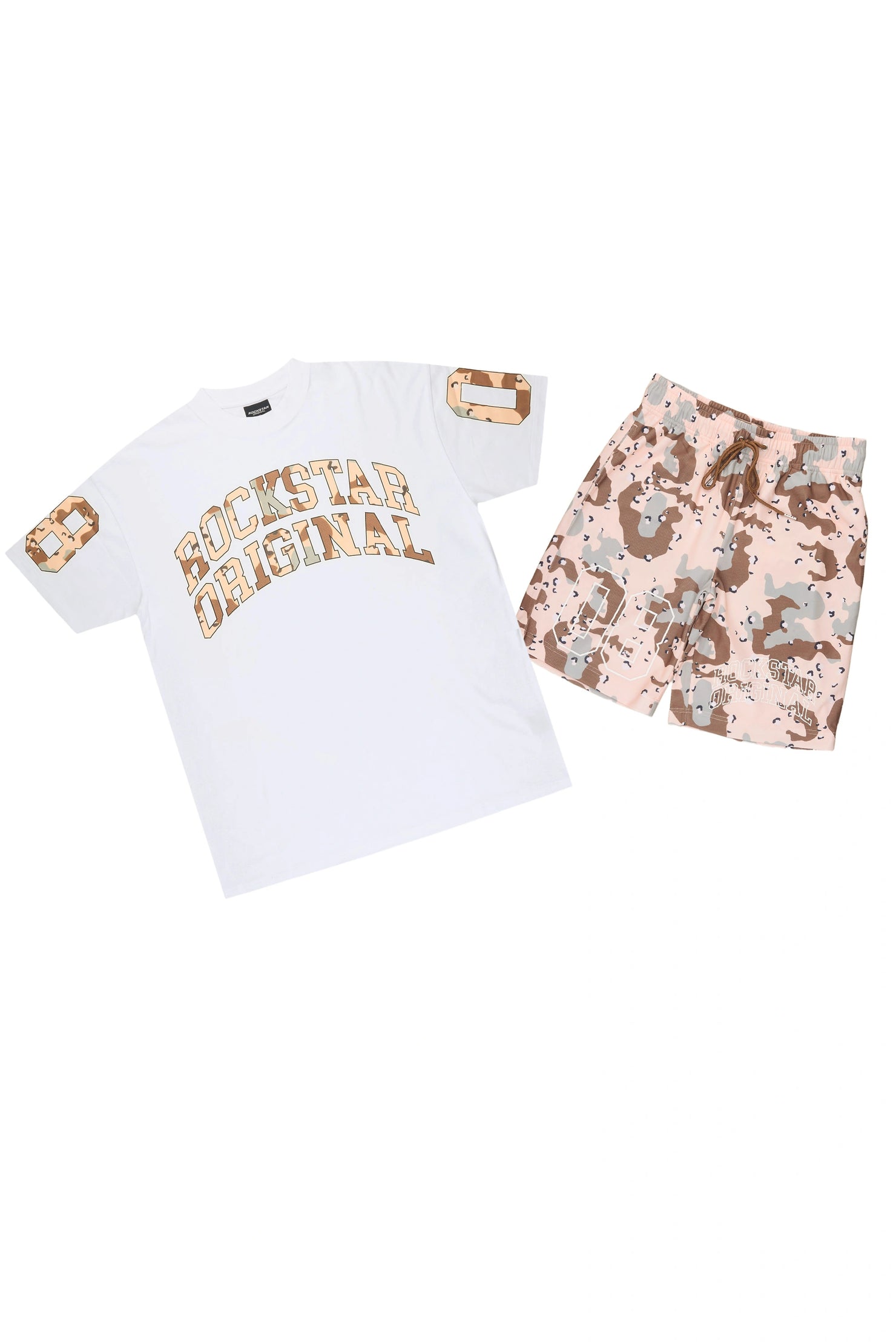 Desiero Desert Camo T-Shirt Short Set