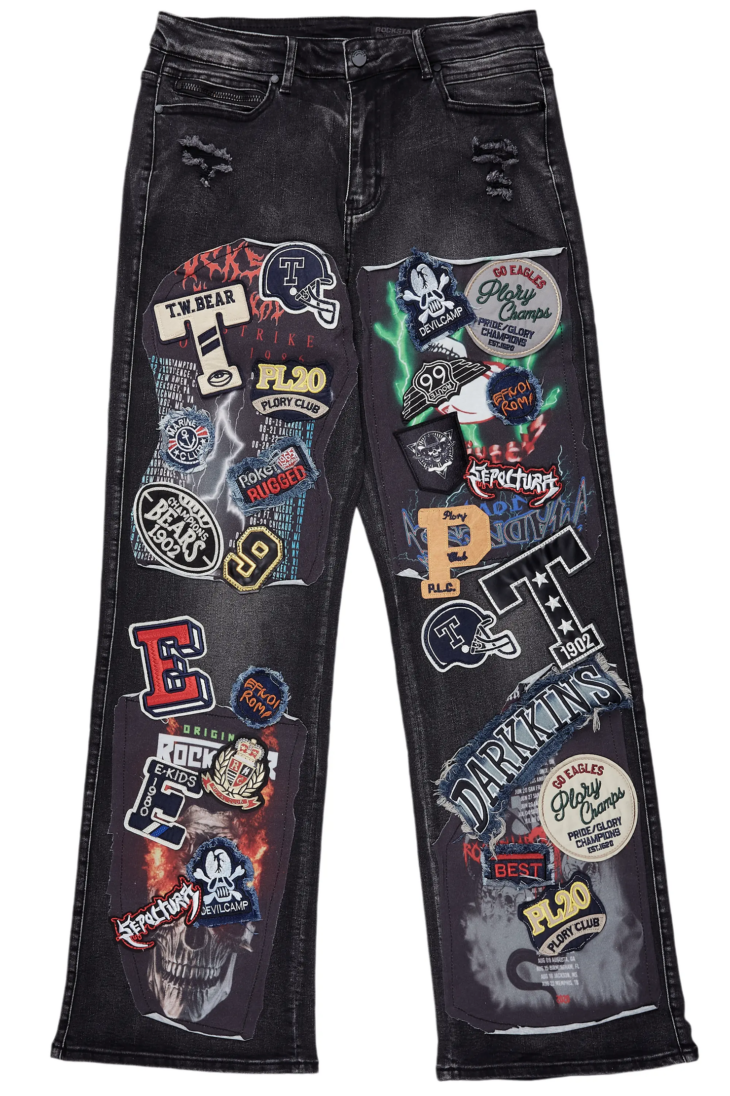 Arvid Dark Grey Baggy Fit Jean