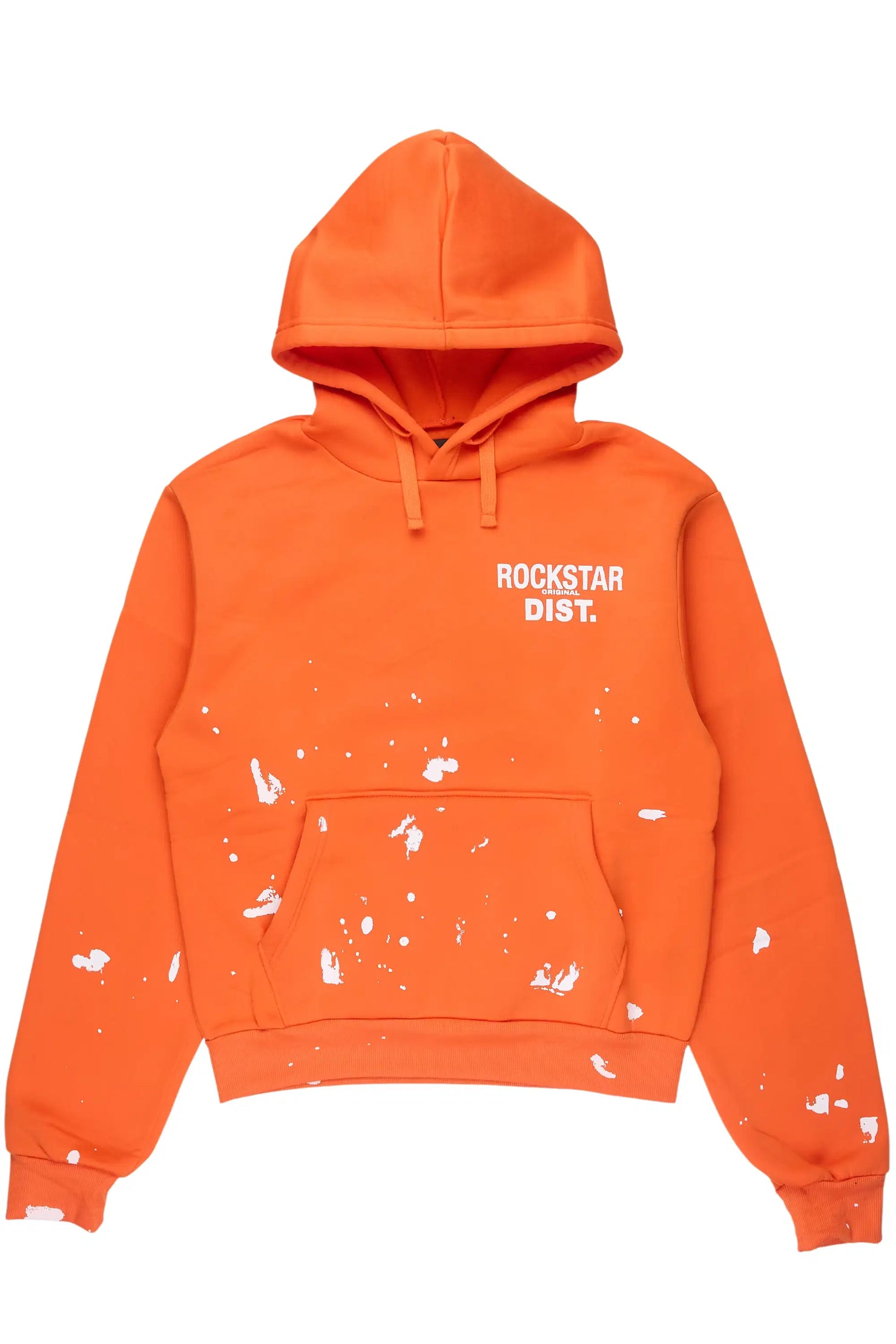 Nylia Orange Oversized Hoodie