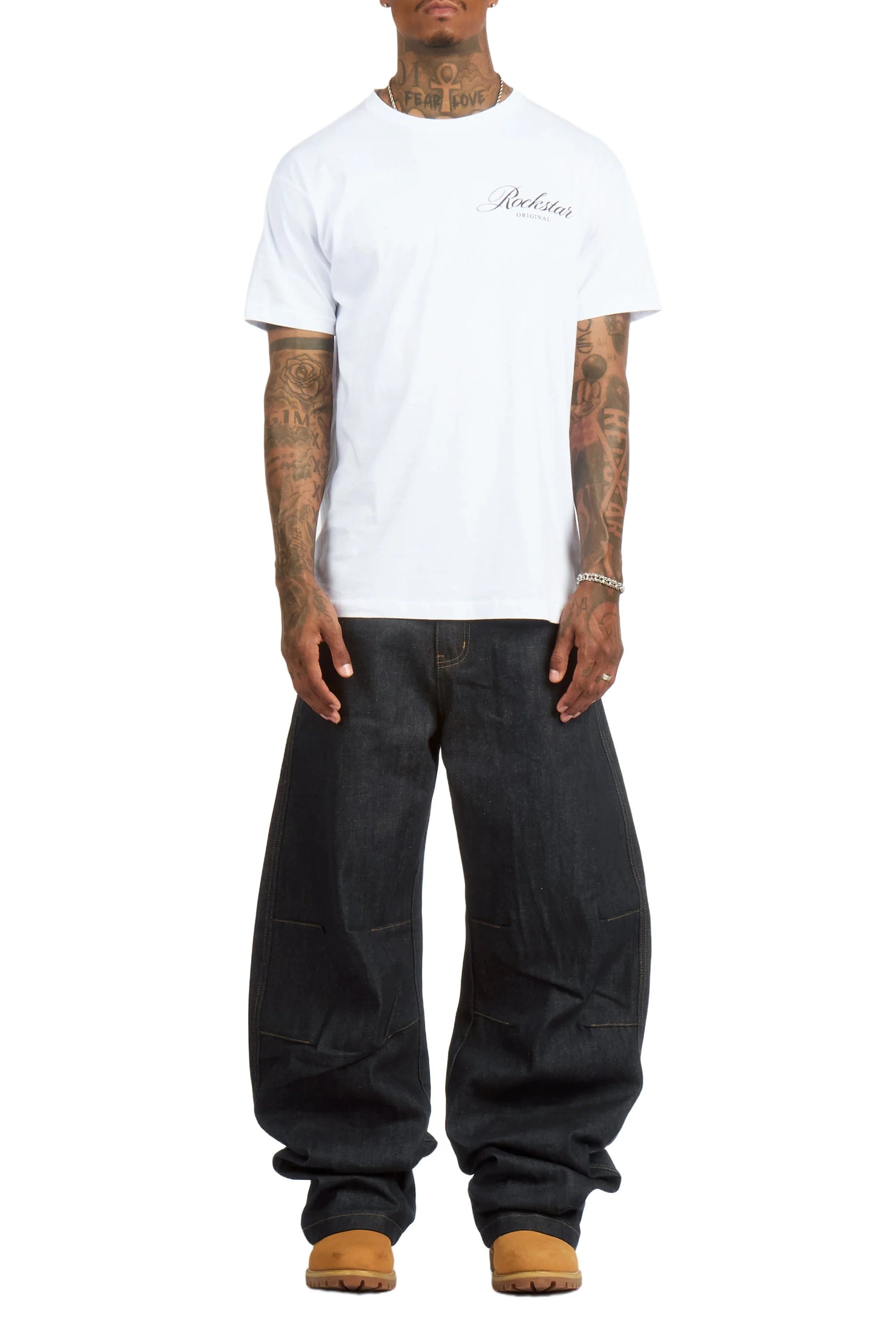 Fame Raw Blue Barrel Fit Jean