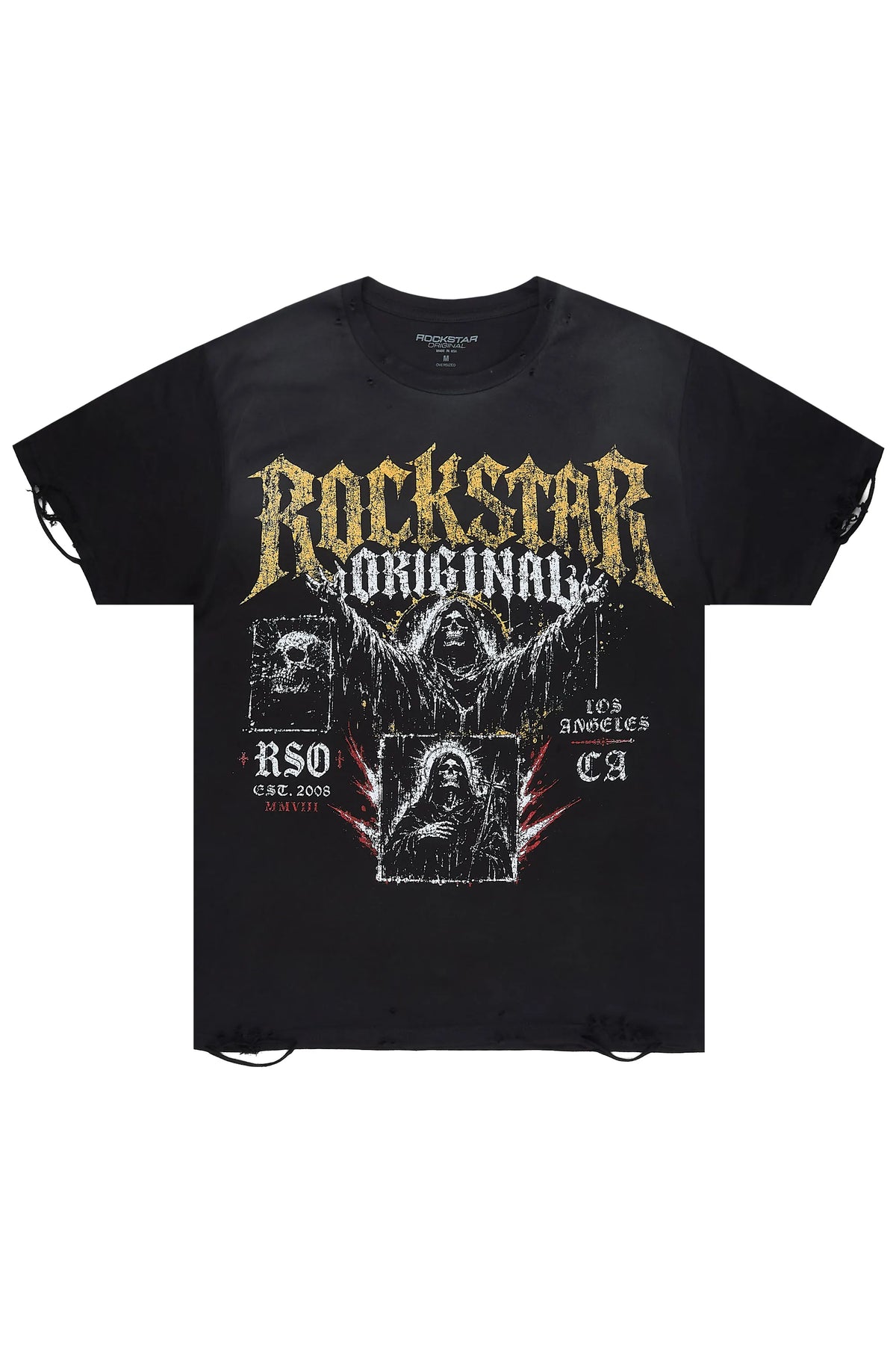Cenotaph Black Oversized Graphic T-Shirt