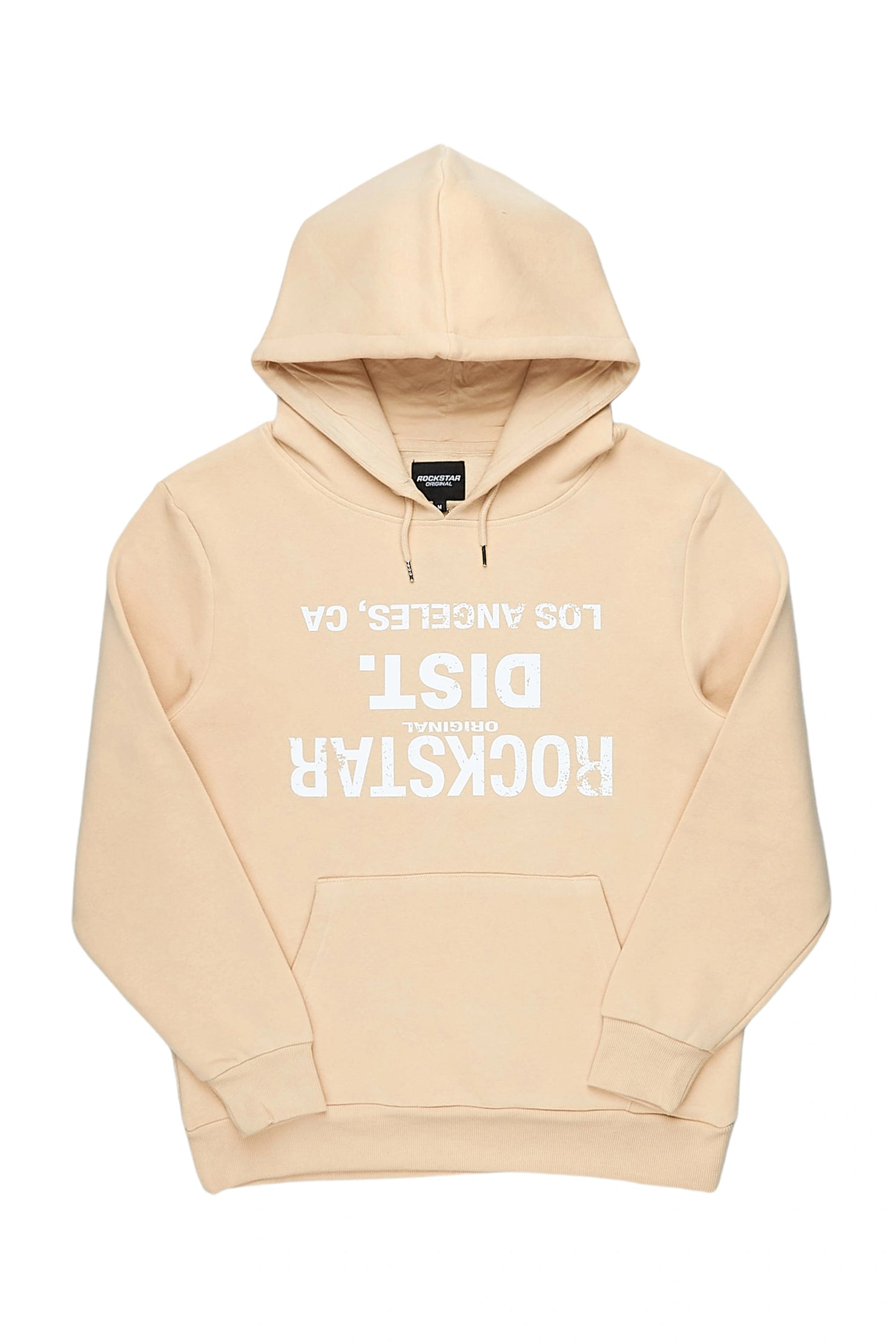 Dist. Town Beige Graphic Hoodie