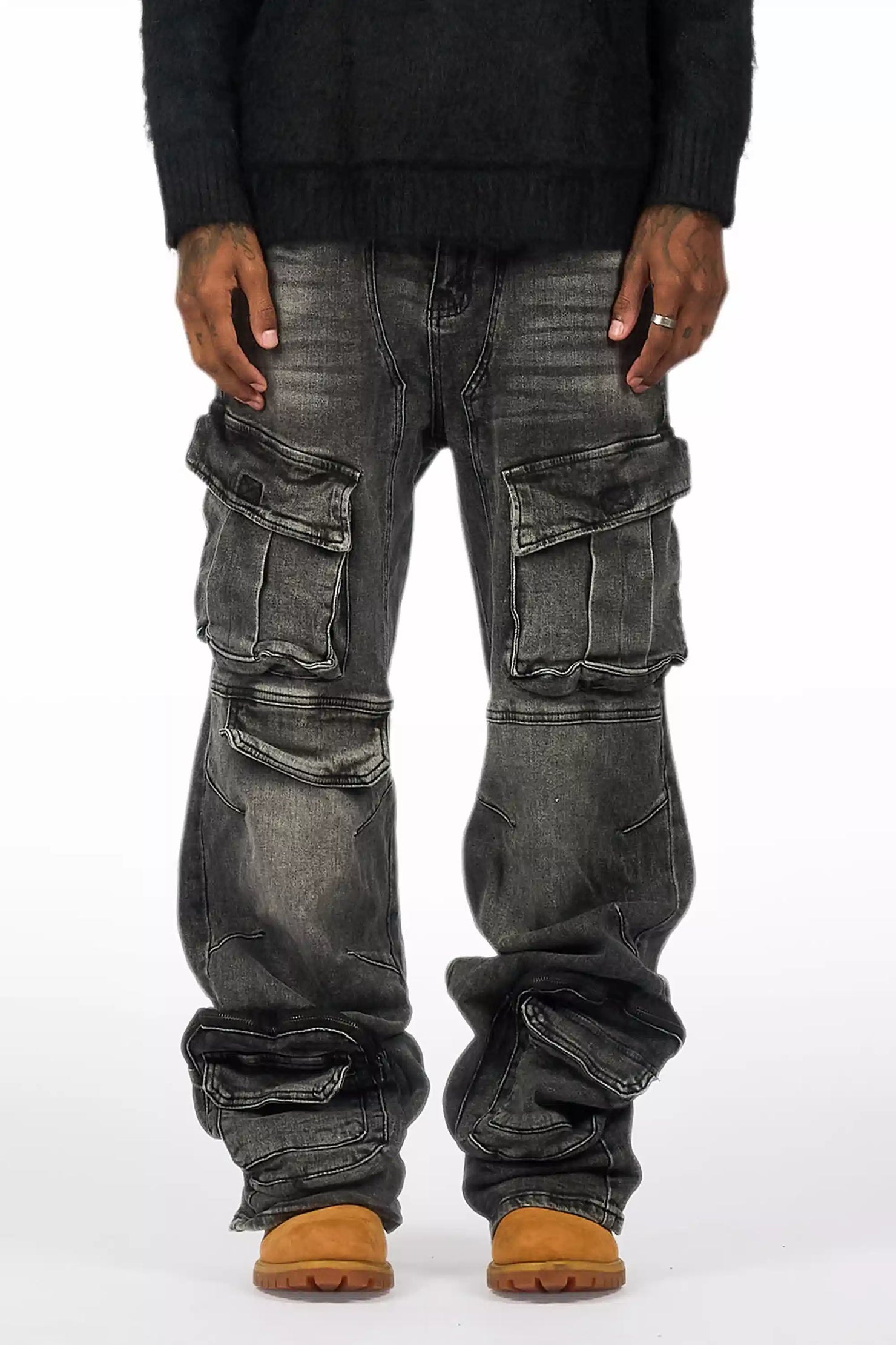 Velo Black Baggy Fit Jean