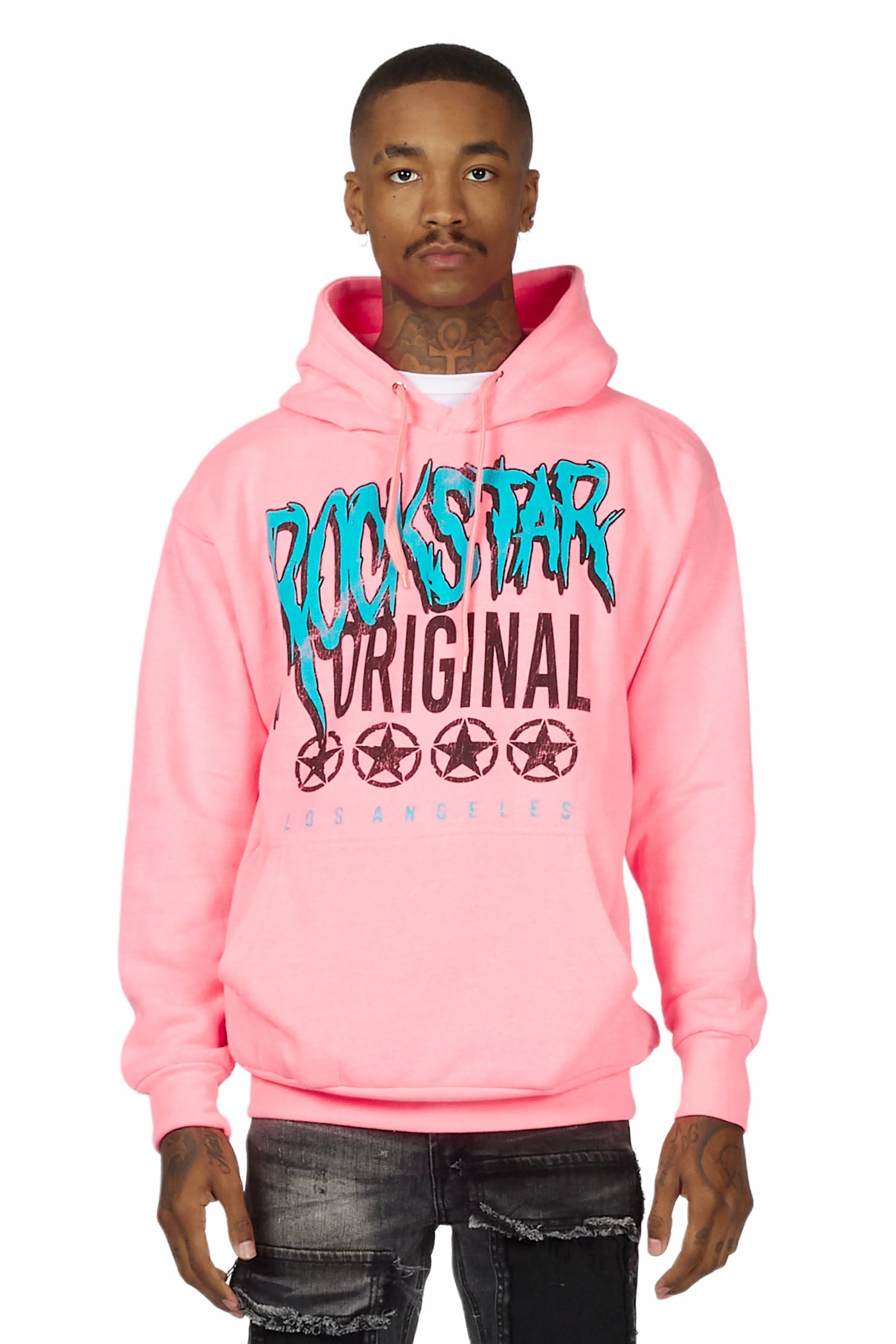 Wizzurd Pink Graphic Hoodie