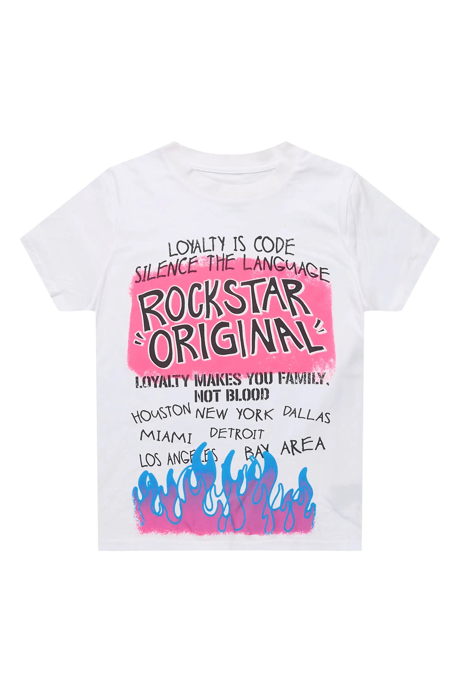 Girls Bridgette White Graphic T-Shirt