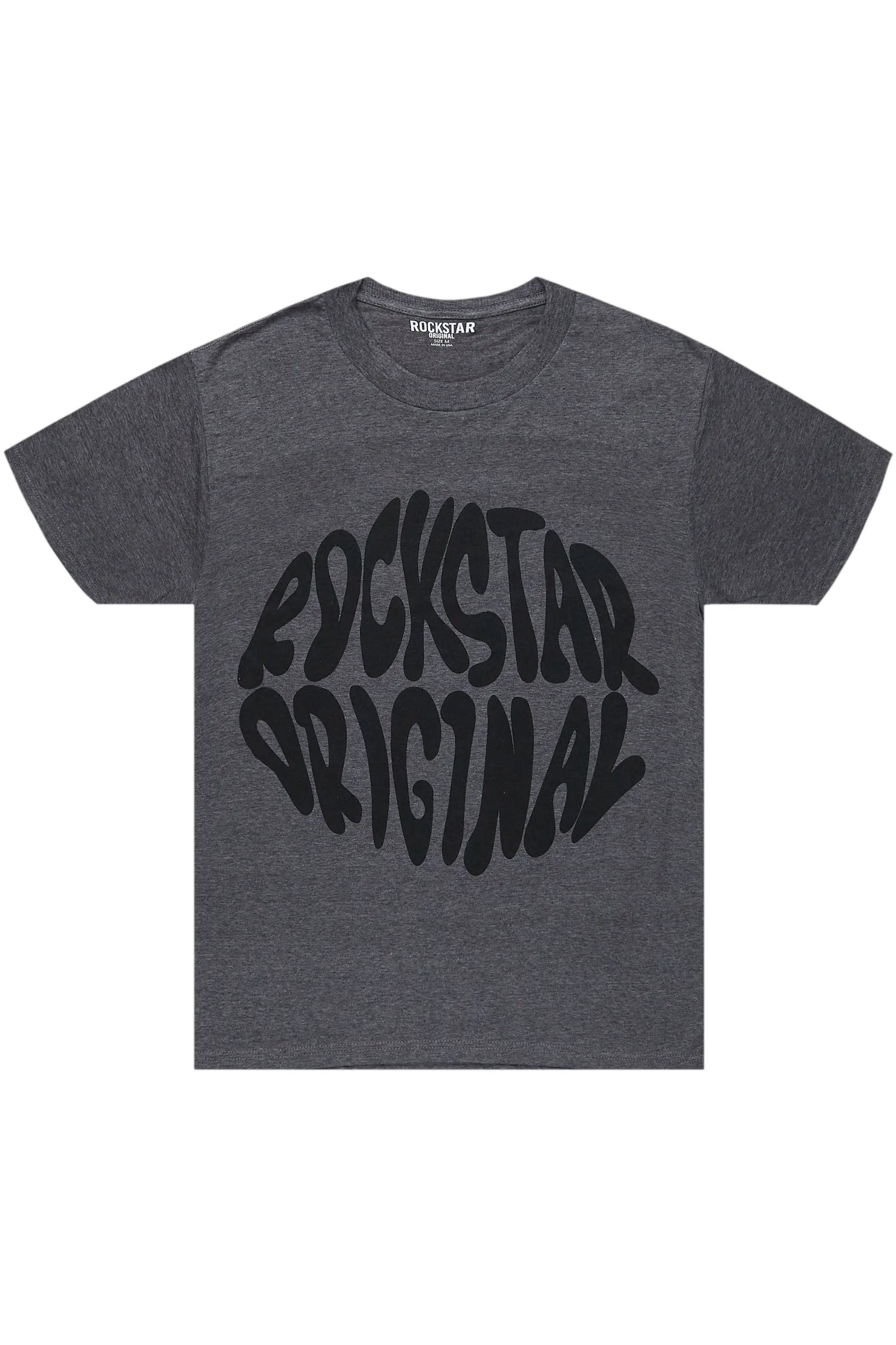 Thierry Heather Charcoal Graphic T-Shirt