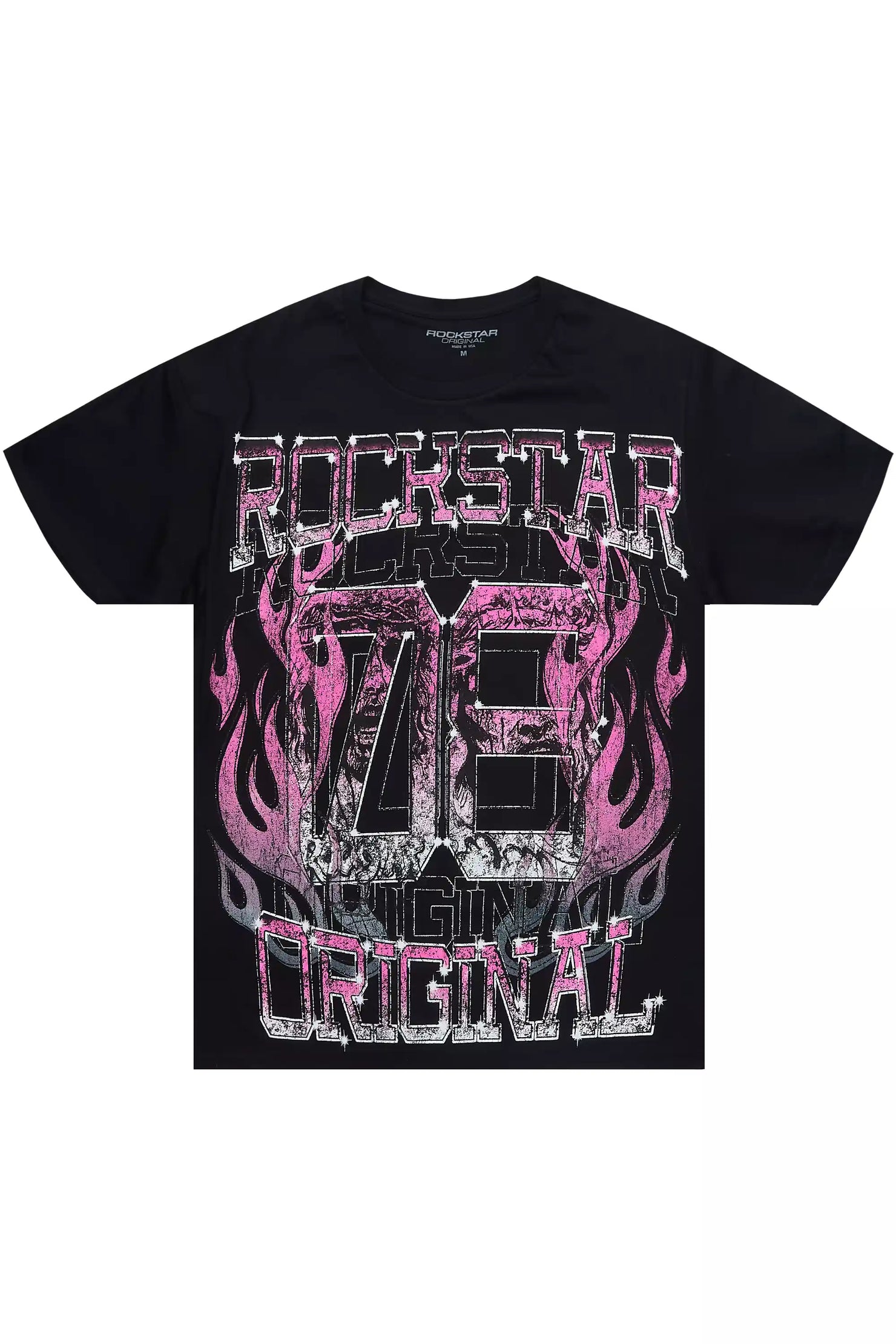 Keria Black/Pink Graphic Short Sleeve Tee
